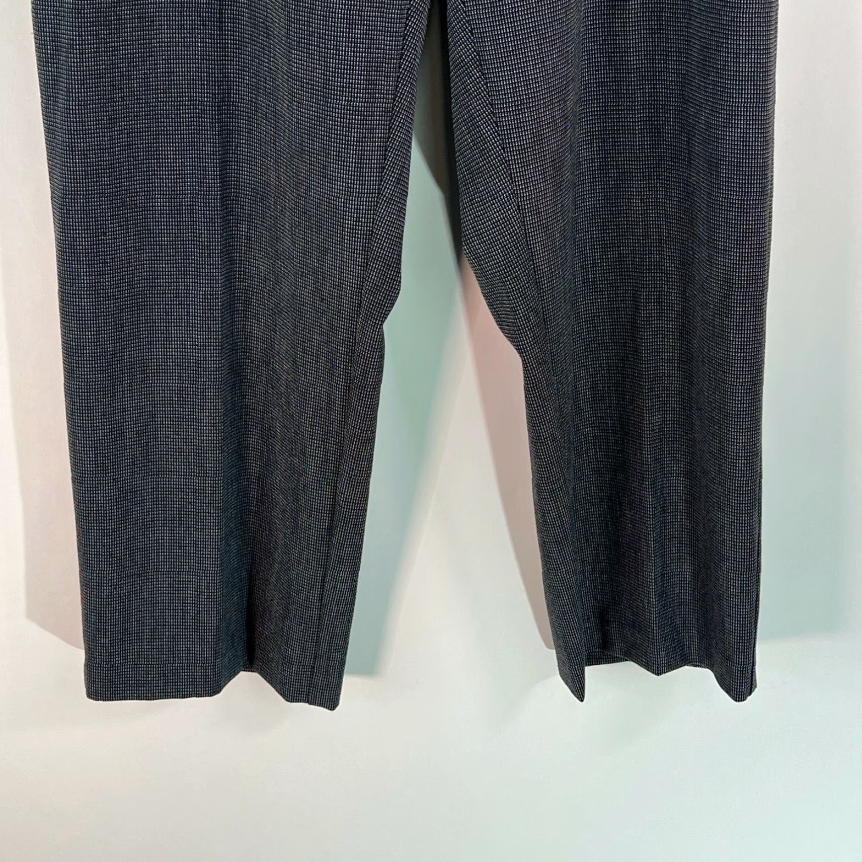 Croft & Barrow Croft & Barrow Womens Black Elastic Waist Mid-Rise Stretch Dress Pants Size 14P Size 36" / US 14 / IT 50 - 6 Thumbnail
