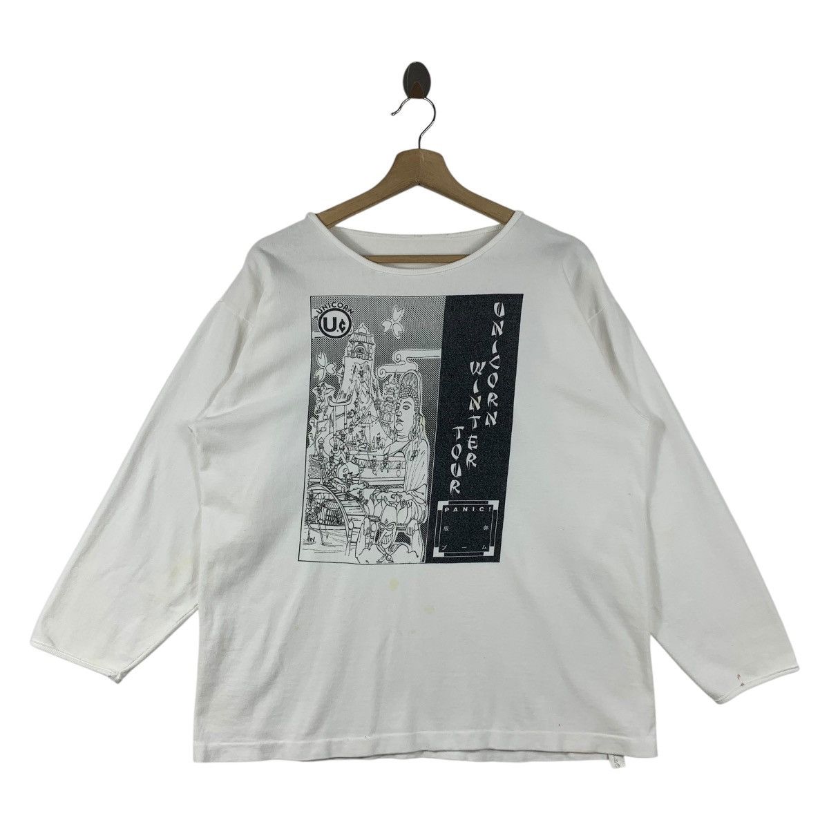 Band Tees × Japanese Brand UNICORN WINTER TOUR Japanese band long sleeve tee Size US L / EU 52-54 / 3 - 1 Thumbnail