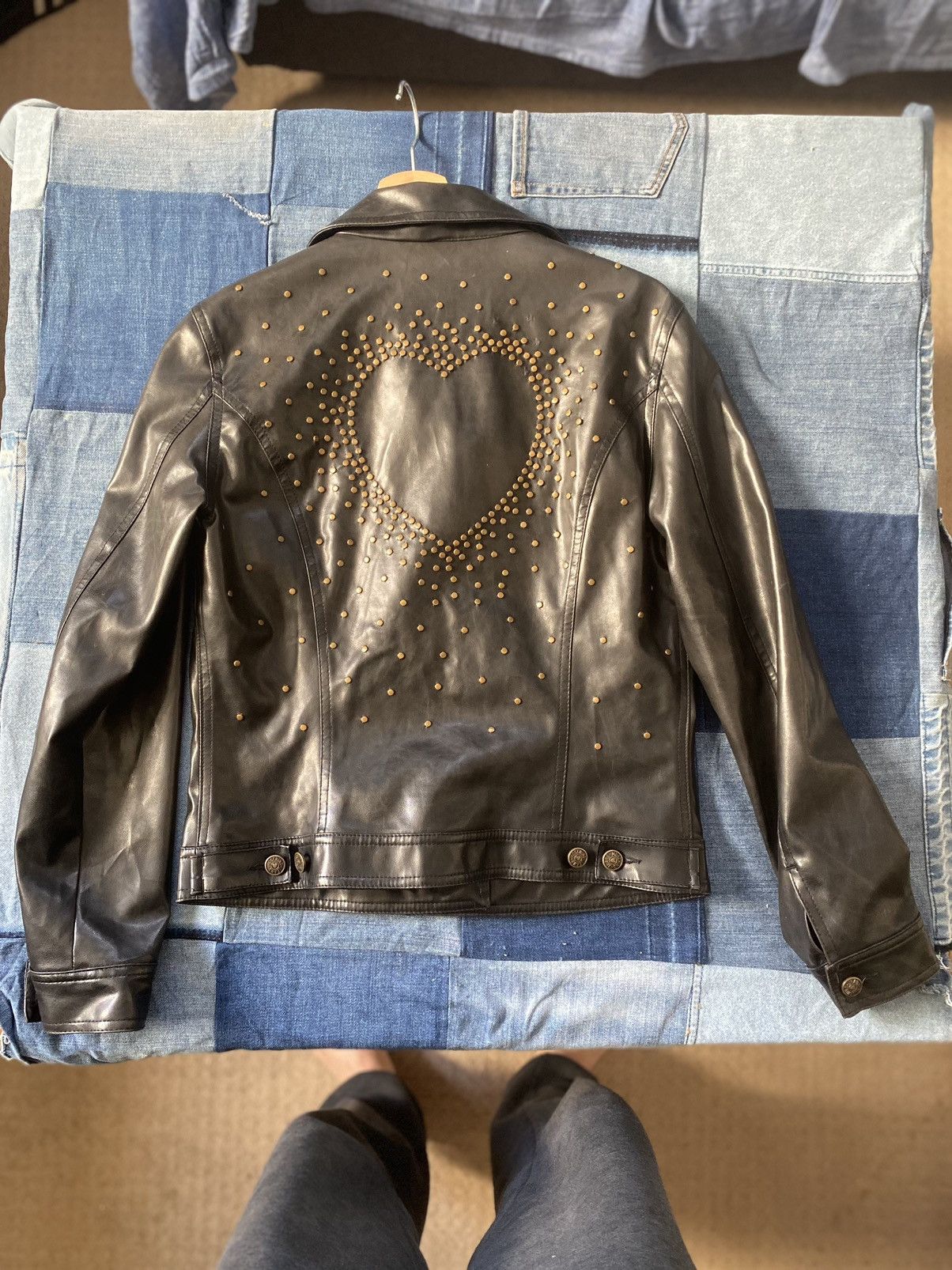Moschino VINTAGE MOSCHINO FAUX LEATHER JACKET 80'S Size S / US 4 / IT 40 - 3 Thumbnail