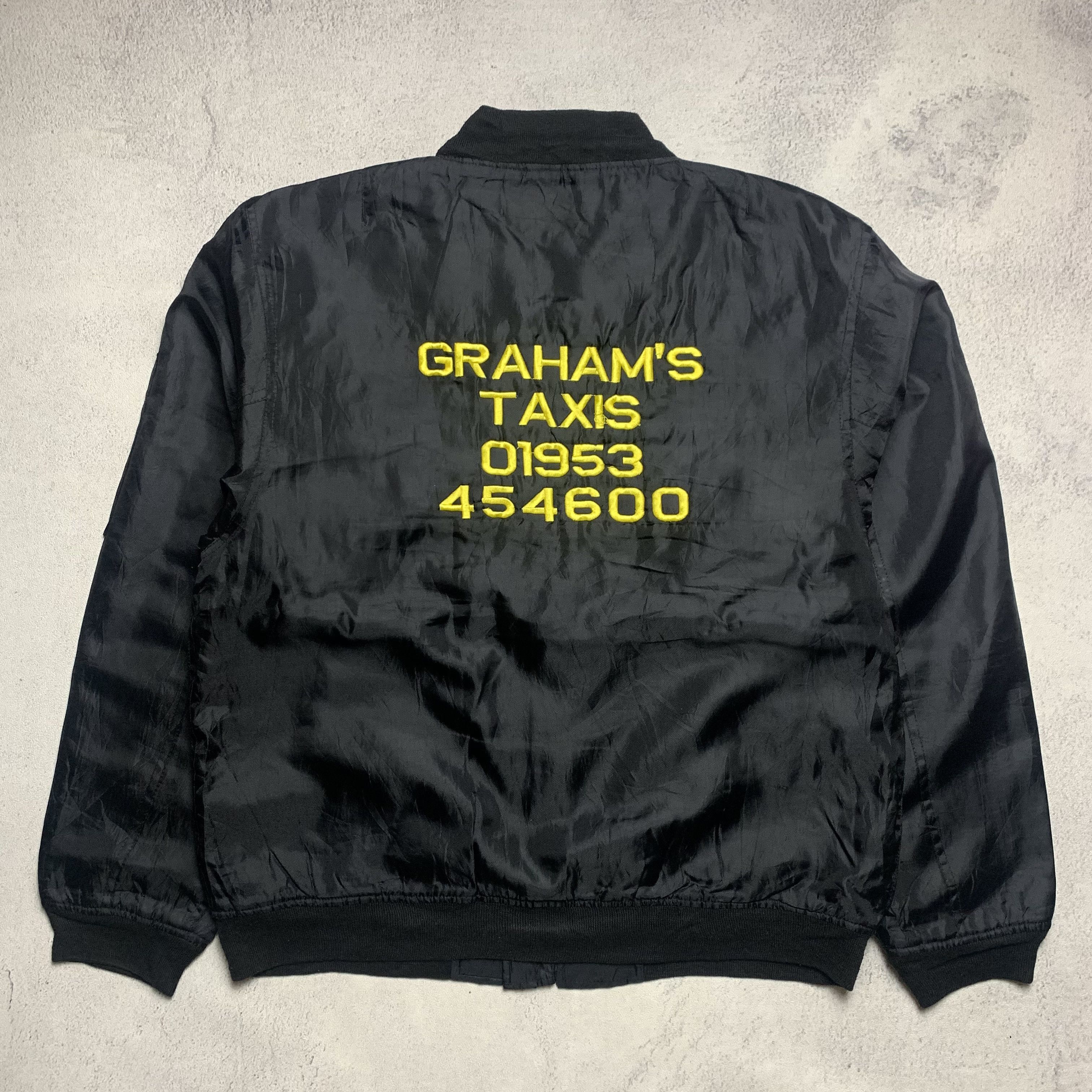 Vintage Vintage 90s Graham's Taxi Bomber Jacket Size US M / EU 48-50 / 2 - 1 Thumbnail
