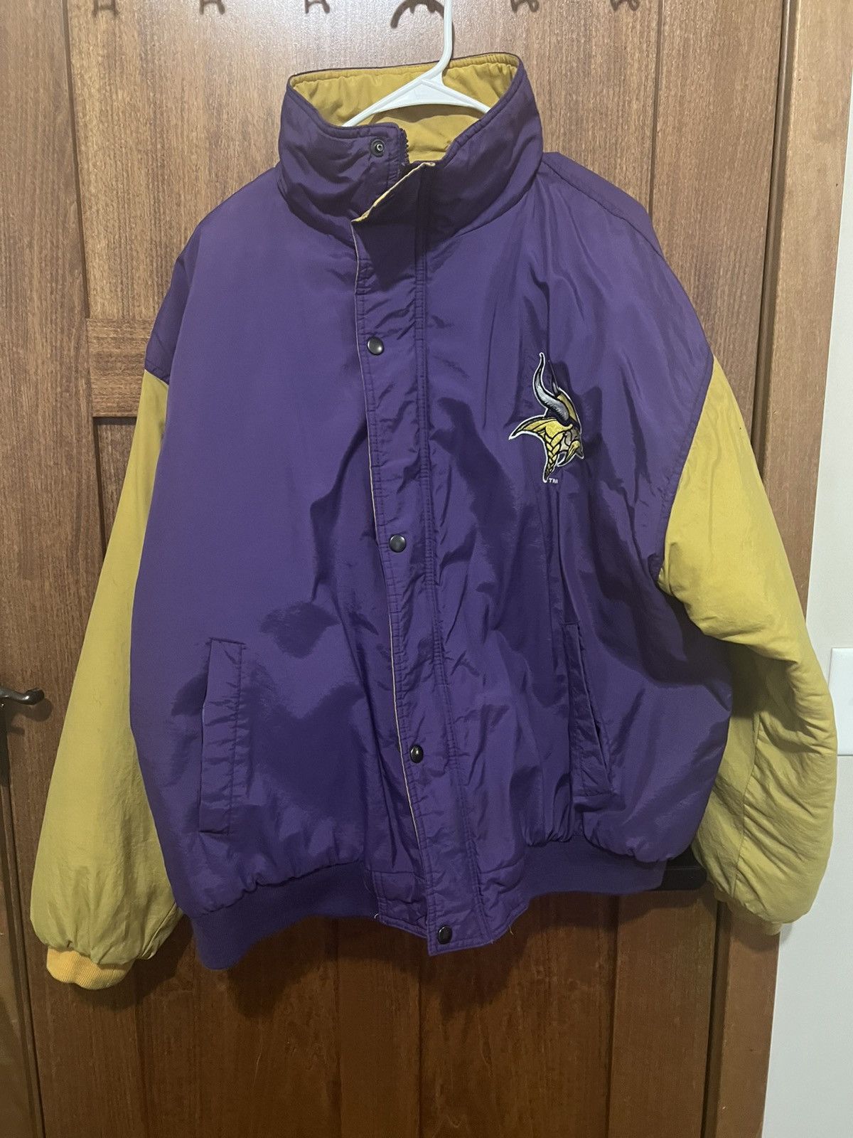 NFL Vintage Minnesota Vikings Windbreaker Jacket Size US XL / EU 56 / 4 - 1 Thumbnail