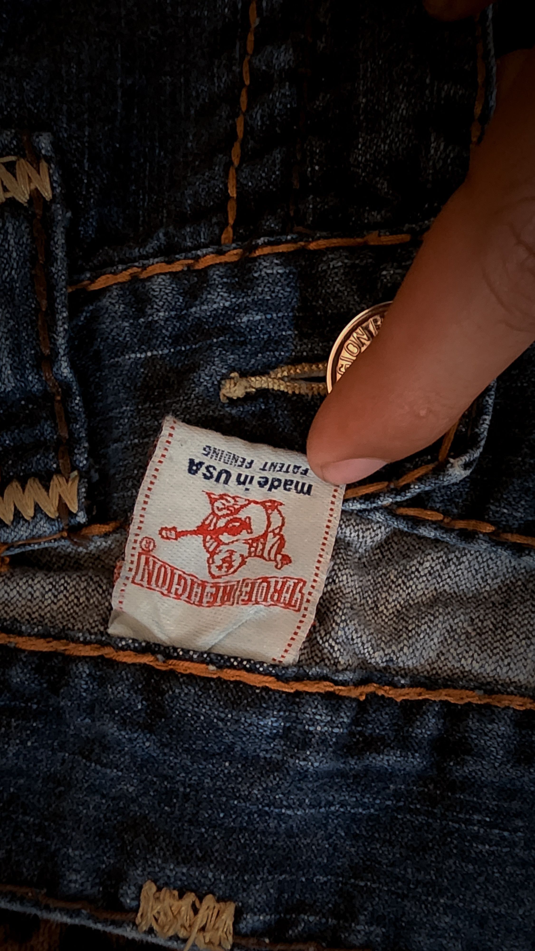 True Religion True Religion Super T Vintage Jeans Size US 36 / EU 52 - 14 Thumbnail