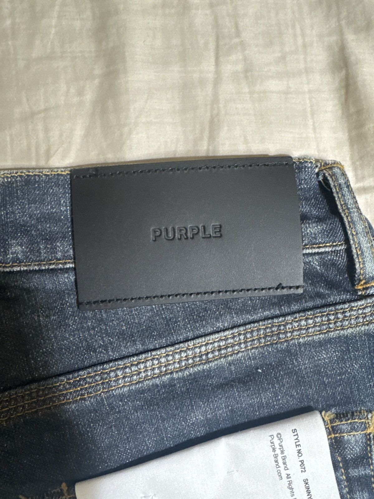 Purple Brand Purple Brand- P072 Rinse Coated Double Waist Size US 31 - 5 Thumbnail
