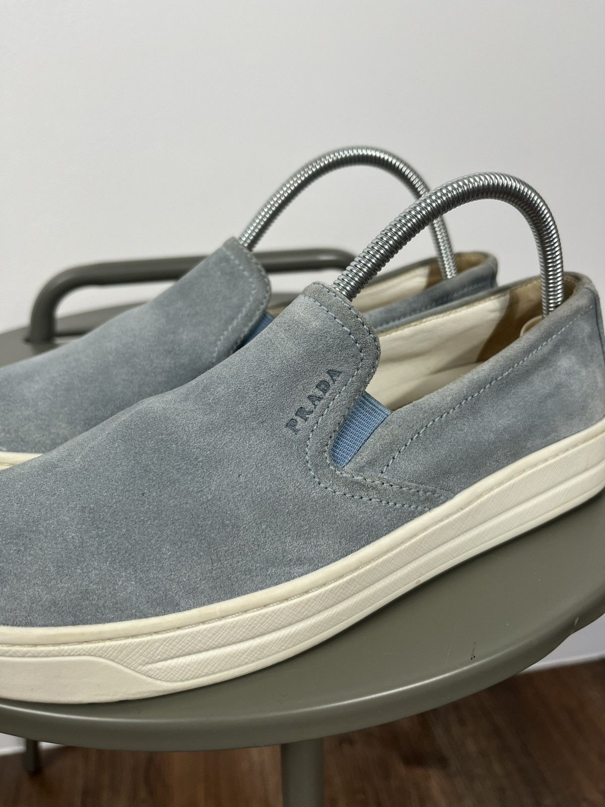 Prada Prada Suede Slip-On Sneakers Women’s EU 35.5 Designer Style Size US 5.5 / IT 35.5 - 9 Thumbnail