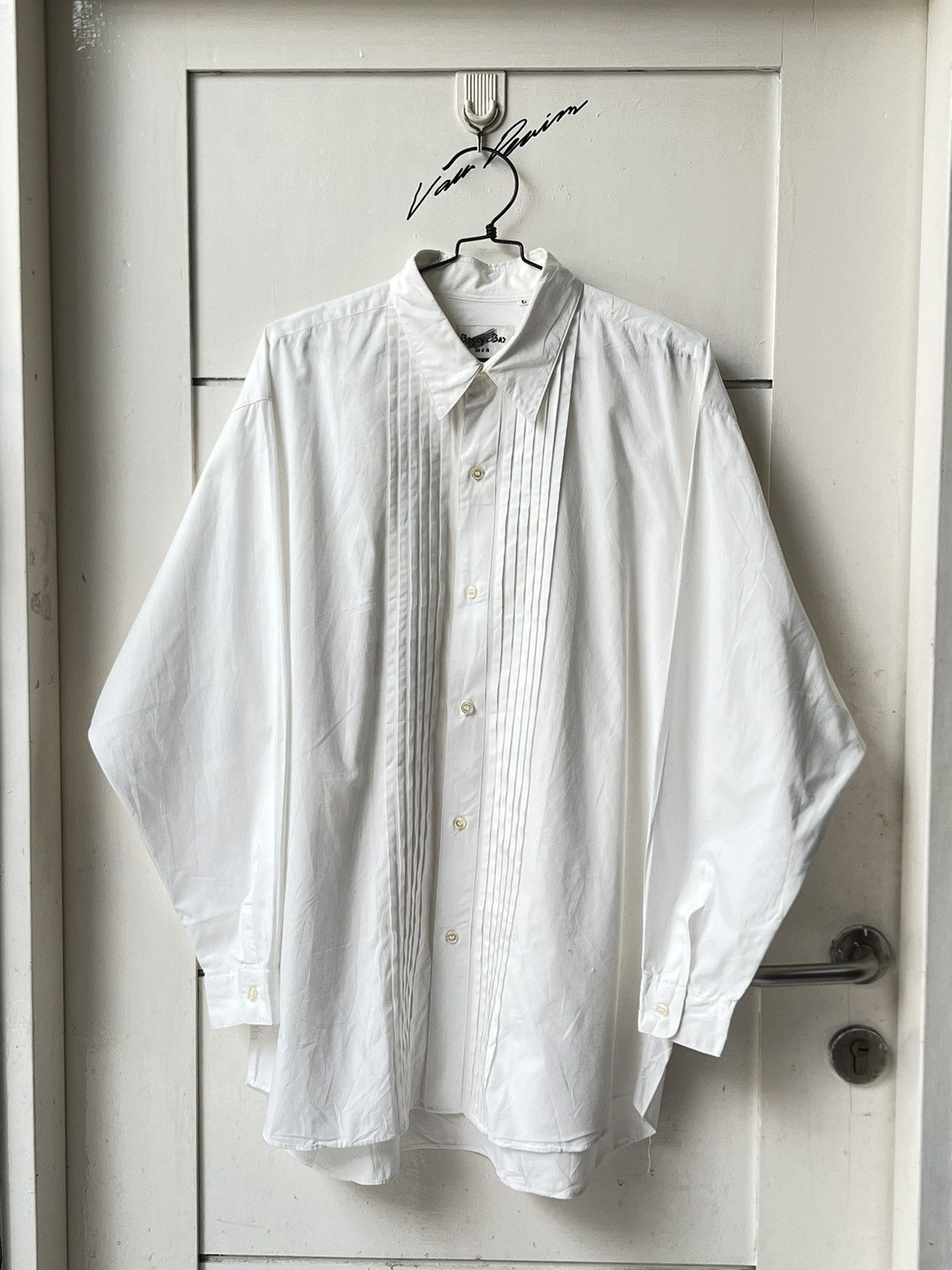 Yohji Yamamoto BOSEY’S BAZ MEN White Shirt Size US L / EU 52-54 / 3 - 7 Thumbnail