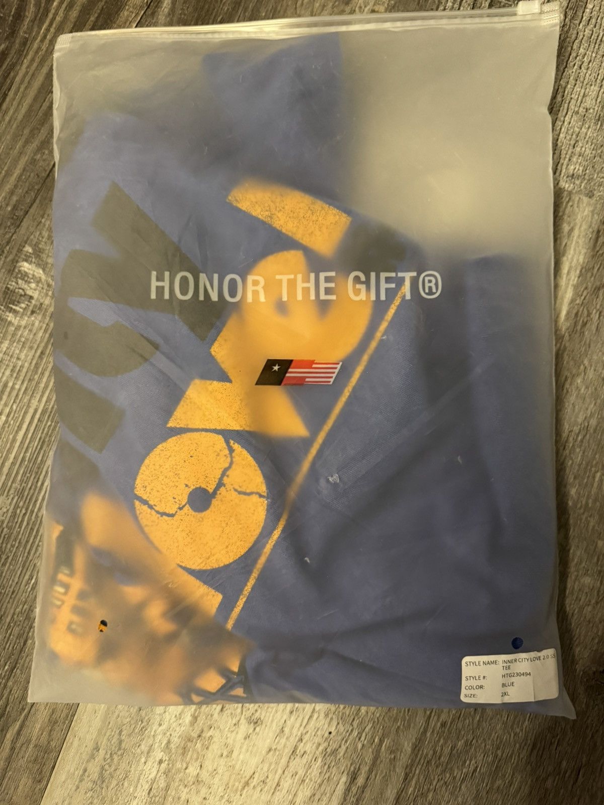 Honor the Gift Honor the Gift ‘Inner City Love’ Blue T Shirt - Size 2XL Size US XXL / EU 58 / 5 - 6 Thumbnail