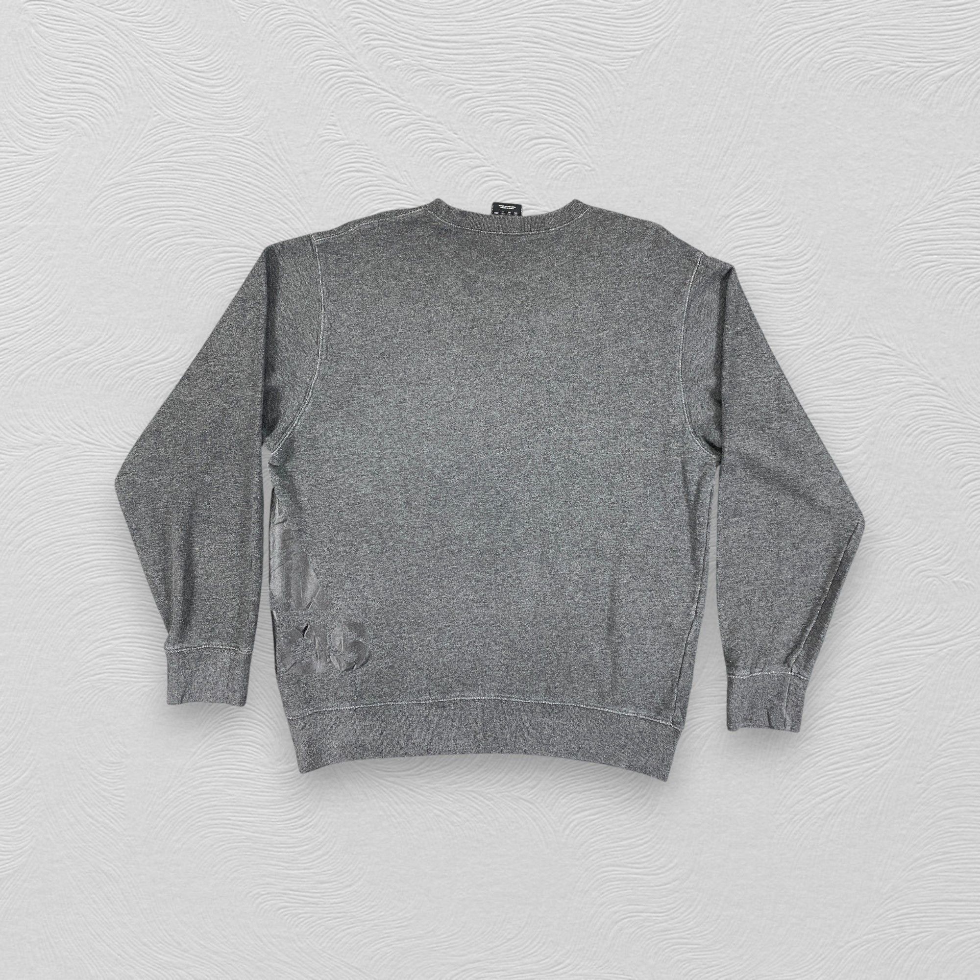 Vintage vintage Adidas Grey Sweatshirt -SW165 Size US M / EU 48-50 / 2 - 2 Thumbnail