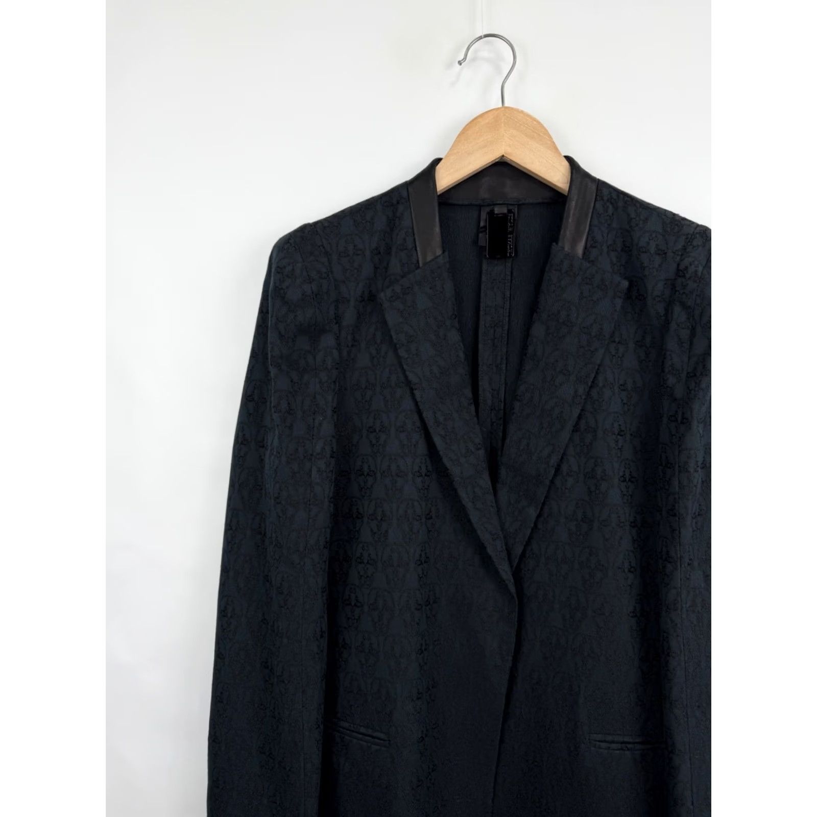 Vintage Thomas Wylde Skull Coat Leather Insert on The Collar Coat Dark Green Women Size 6 (S/M) Mens Womens Boys Girls Size M / US 6-8 / IT 42-44 - 3 Thumbnail