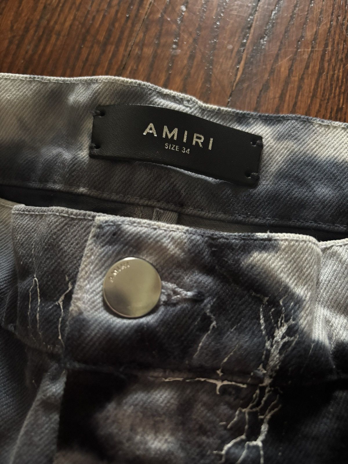 Amiri Amiri Cracked Tie Dye Carpenter Jeans Size US 34 / EU 50 - 3 Thumbnail