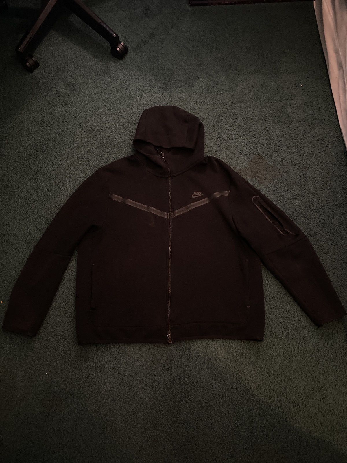 Nike Black Nike tech zip-up jacket Size US XXL / EU 58 / 5 - 1 Thumbnail