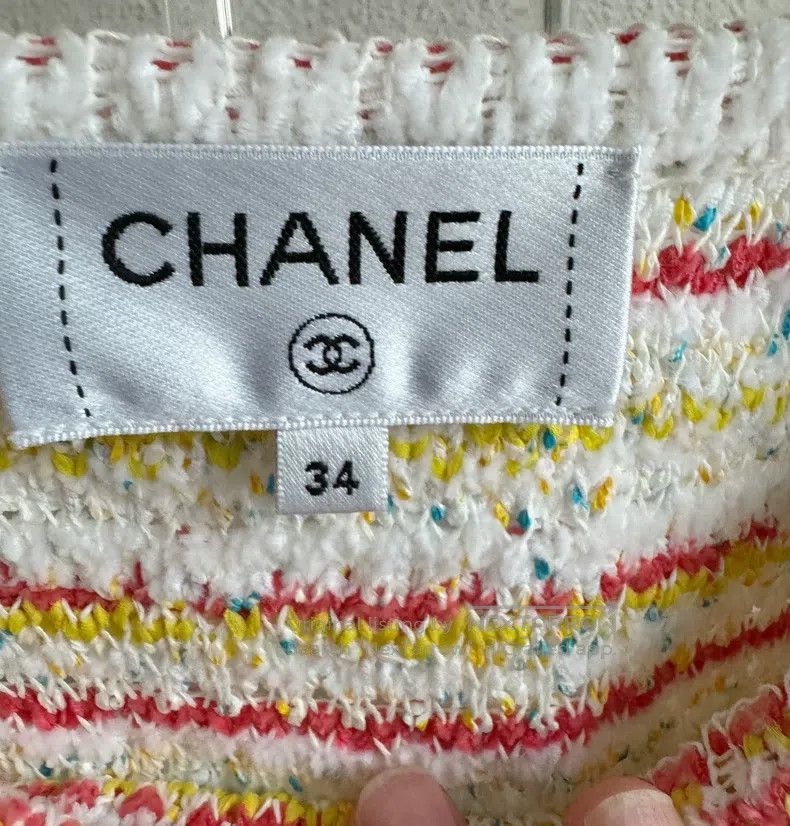 Chanel Chanel 19S beach series colourful woven heavy industry dre Size XXS / US 00 / IT 34 - 6 Thumbnail
