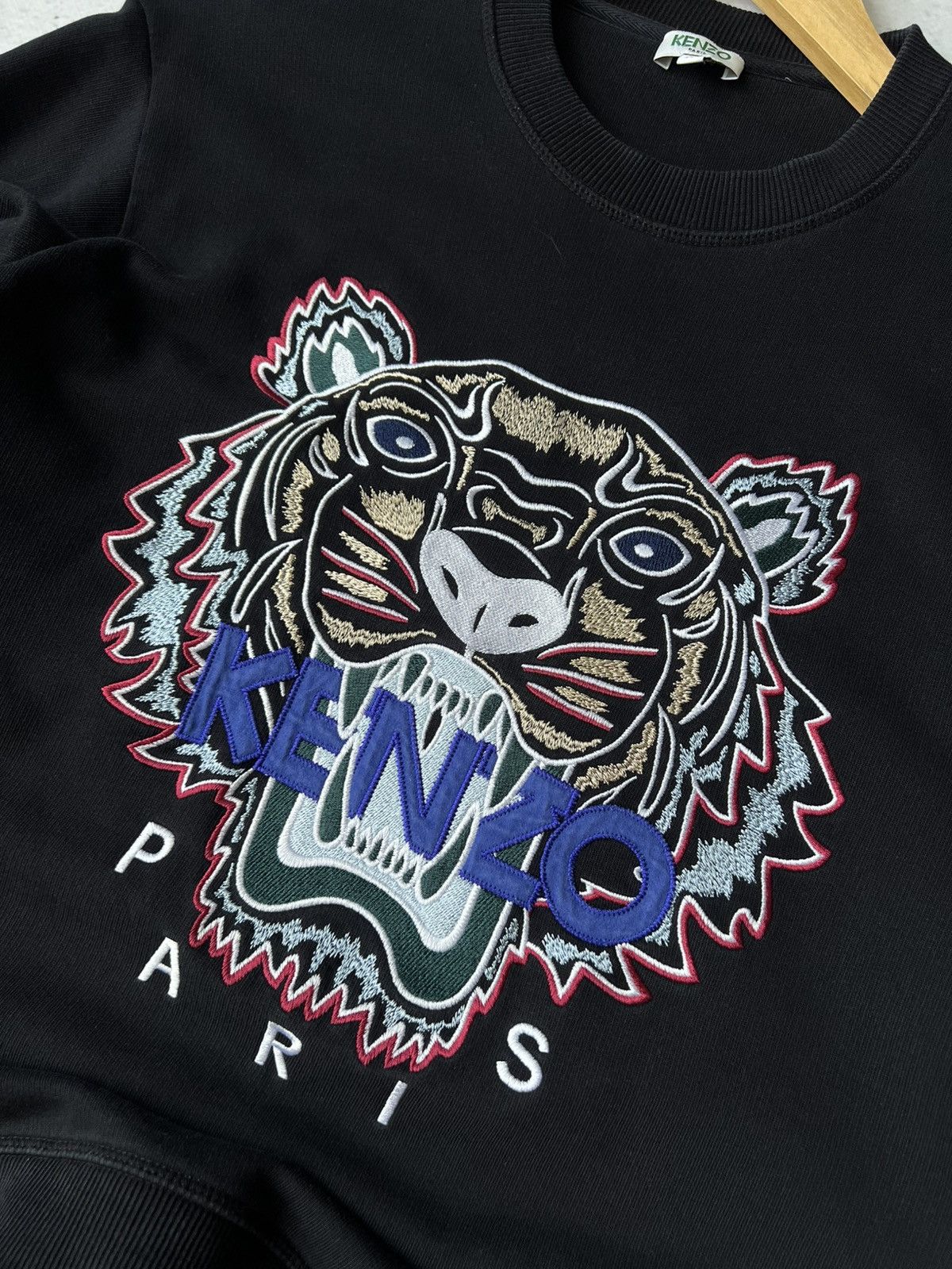 Kenzo 🐯 Kenzo Black Tiger Sweatshirt Size M Size US M / EU 48-50 / 2 - 9 Thumbnail