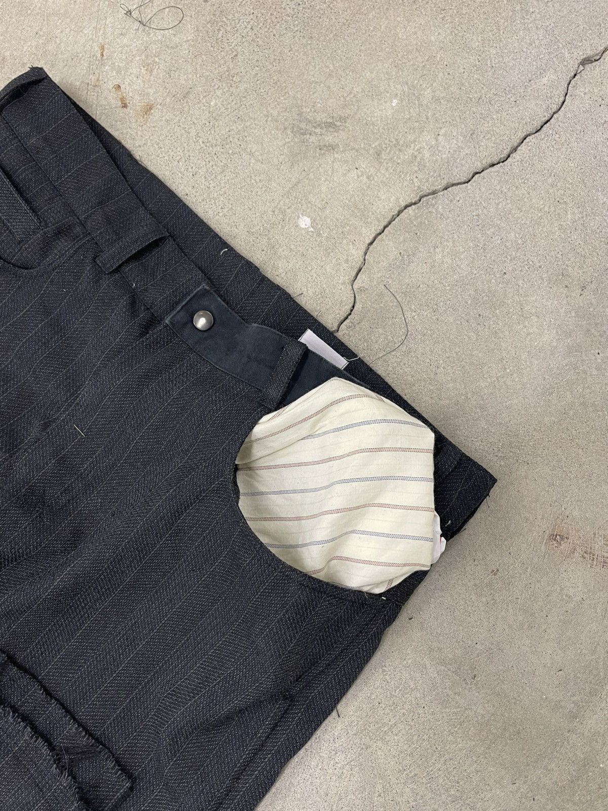 Other PLAGIARISM Black Wool Suit Pants Size US 32 / EU 48 - 4 Thumbnail