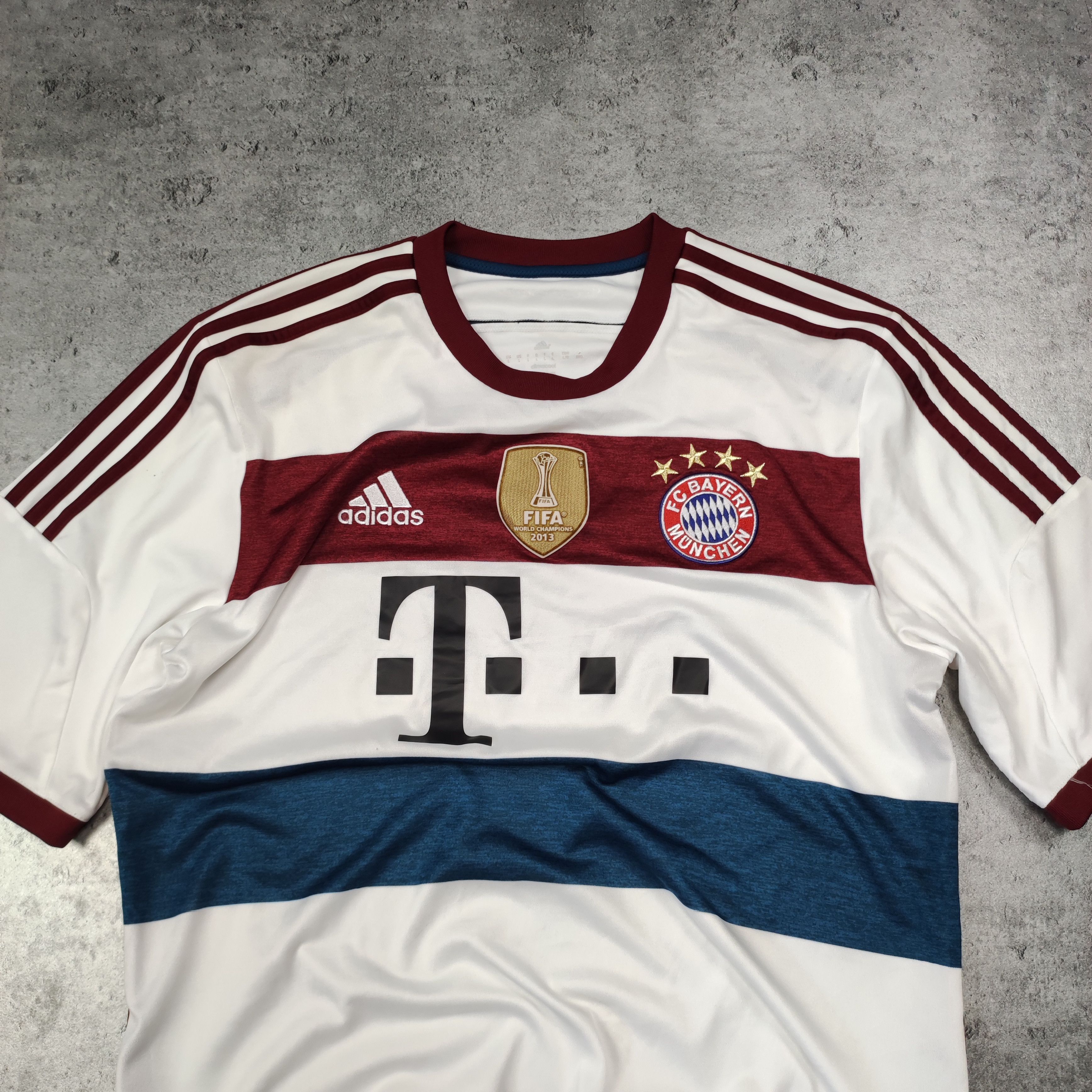 Adidas RARE Football Soccer Bayern Munich 2015 Away Adidas Jersey Size US L / EU 52-54 / 3 - 4 Thumbnail