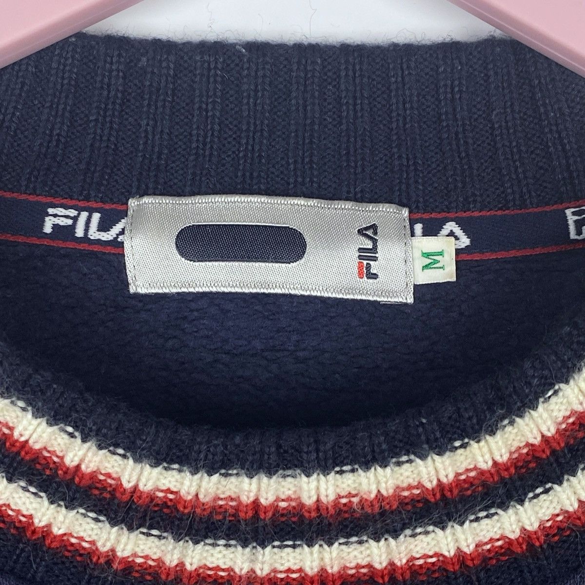 Fila Fila Big Logo Sweatshirt Crewneck Pullover Jumper Size US M / EU 48-50 / 2 - 5 Thumbnail