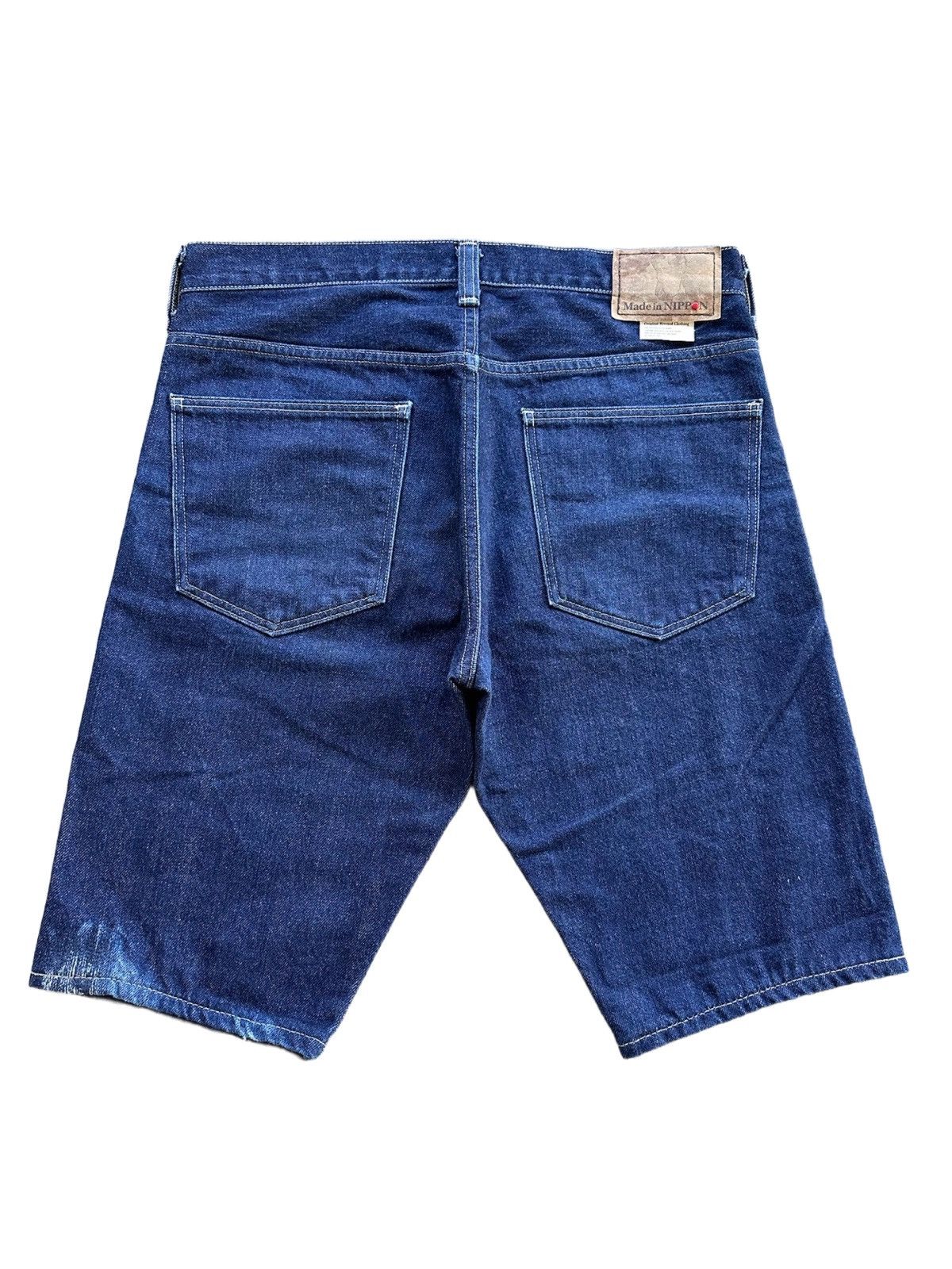 Japanese Brand Vintage Back Number Selvedge Jeans Shorts Size US 31 - 8 Thumbnail