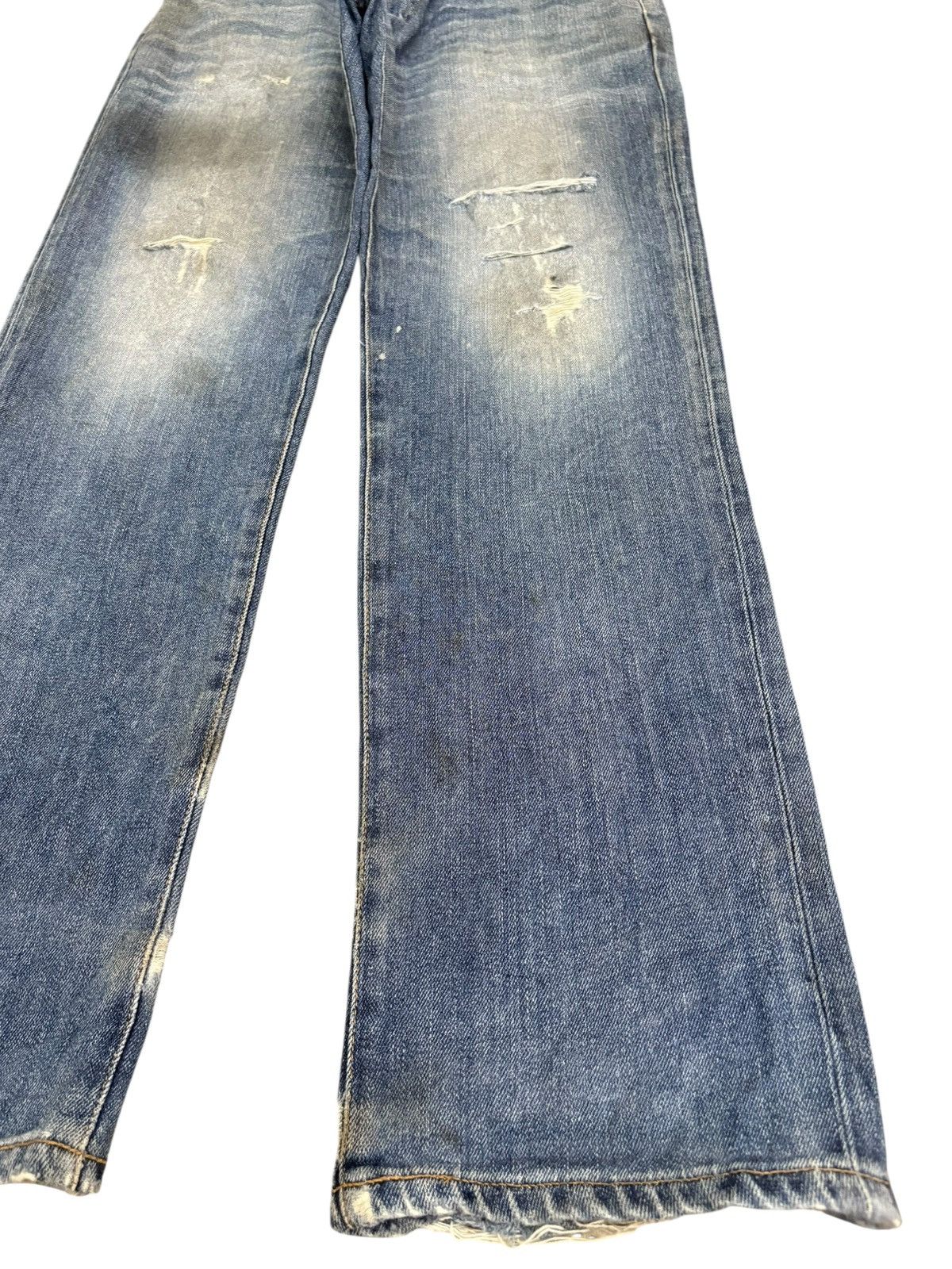 Edwin Vintage Edwin 504 Mud Wash Distressed Loose Jeans Size US 32 / EU 48 - 7 Thumbnail