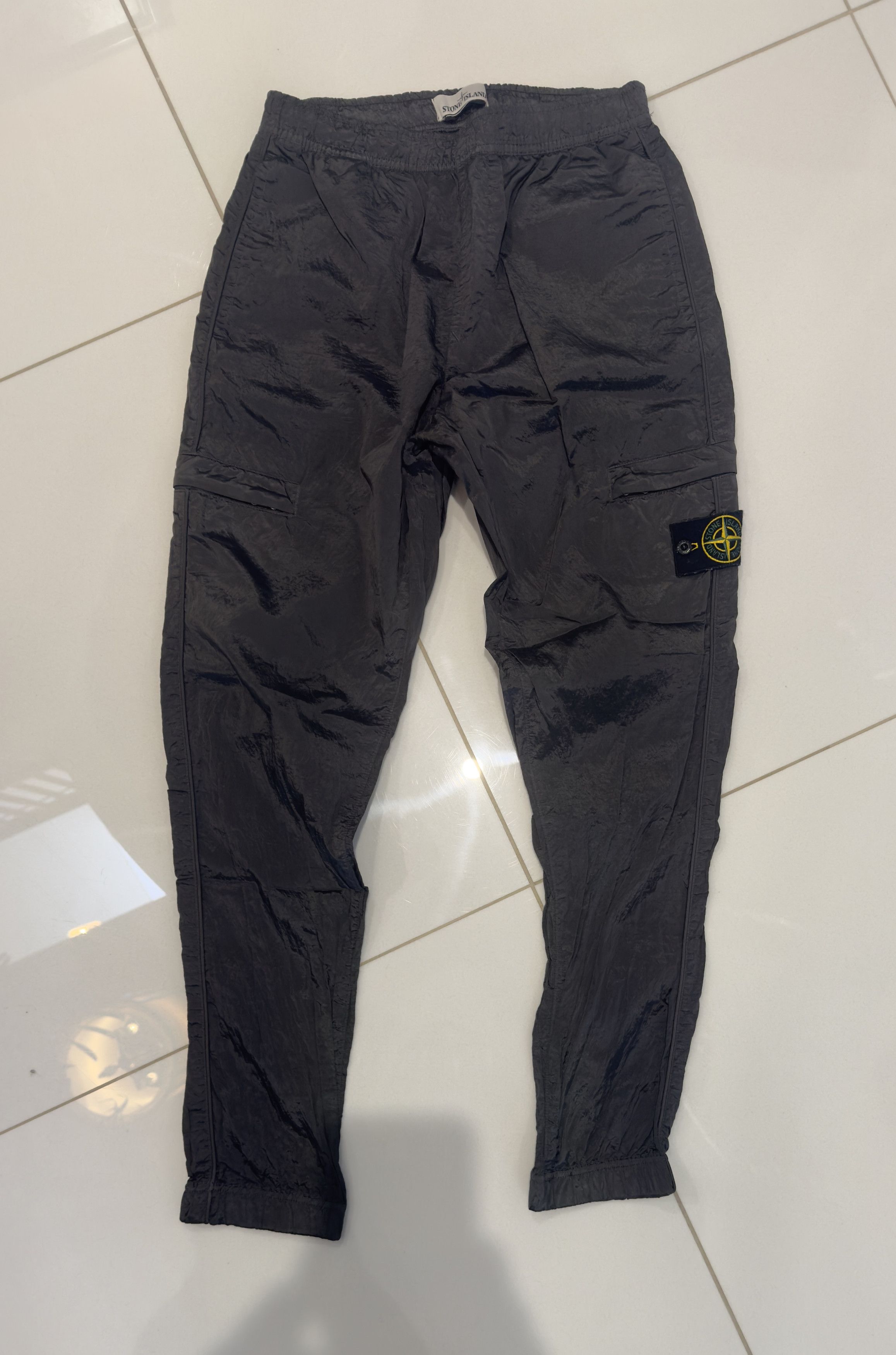 Stone Island Stone Island Charcoal Gray Nylon Pants Size US 30 / EU 46 - 1 Thumbnail