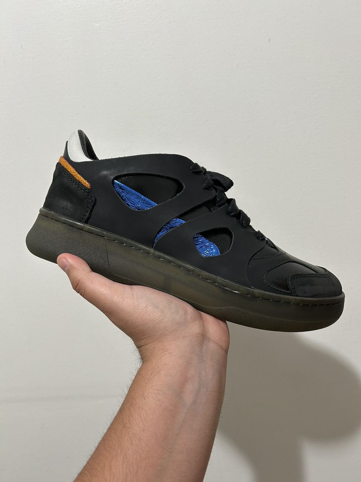 image of Alexander Mcqueen x Puma Mens Move Lo Black Sneakers Size 9
