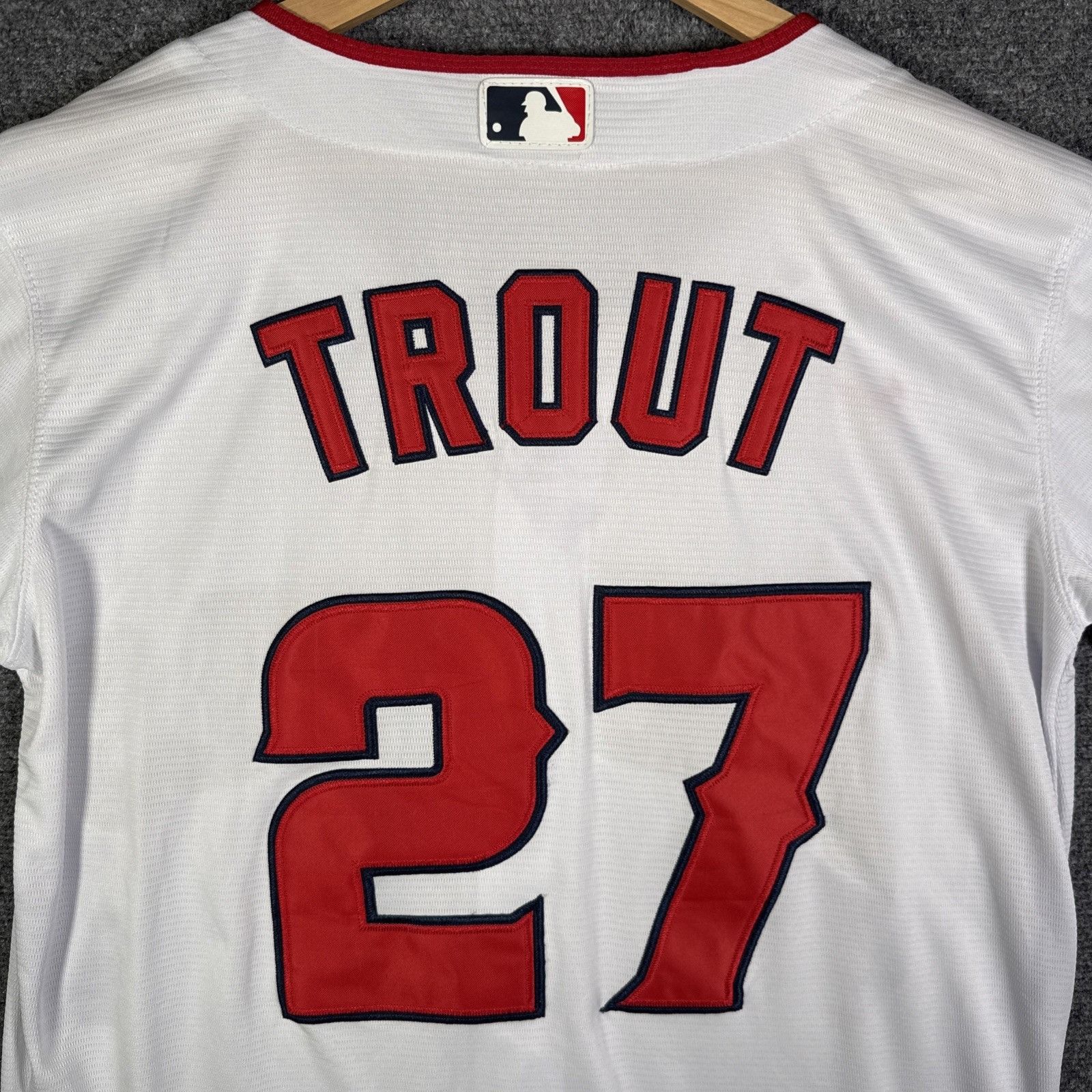 Nike Los Angeles Angels Jersey Mens Small White Nike Mike Trout Size US S / EU 44-46 / 1 - 7 Thumbnail