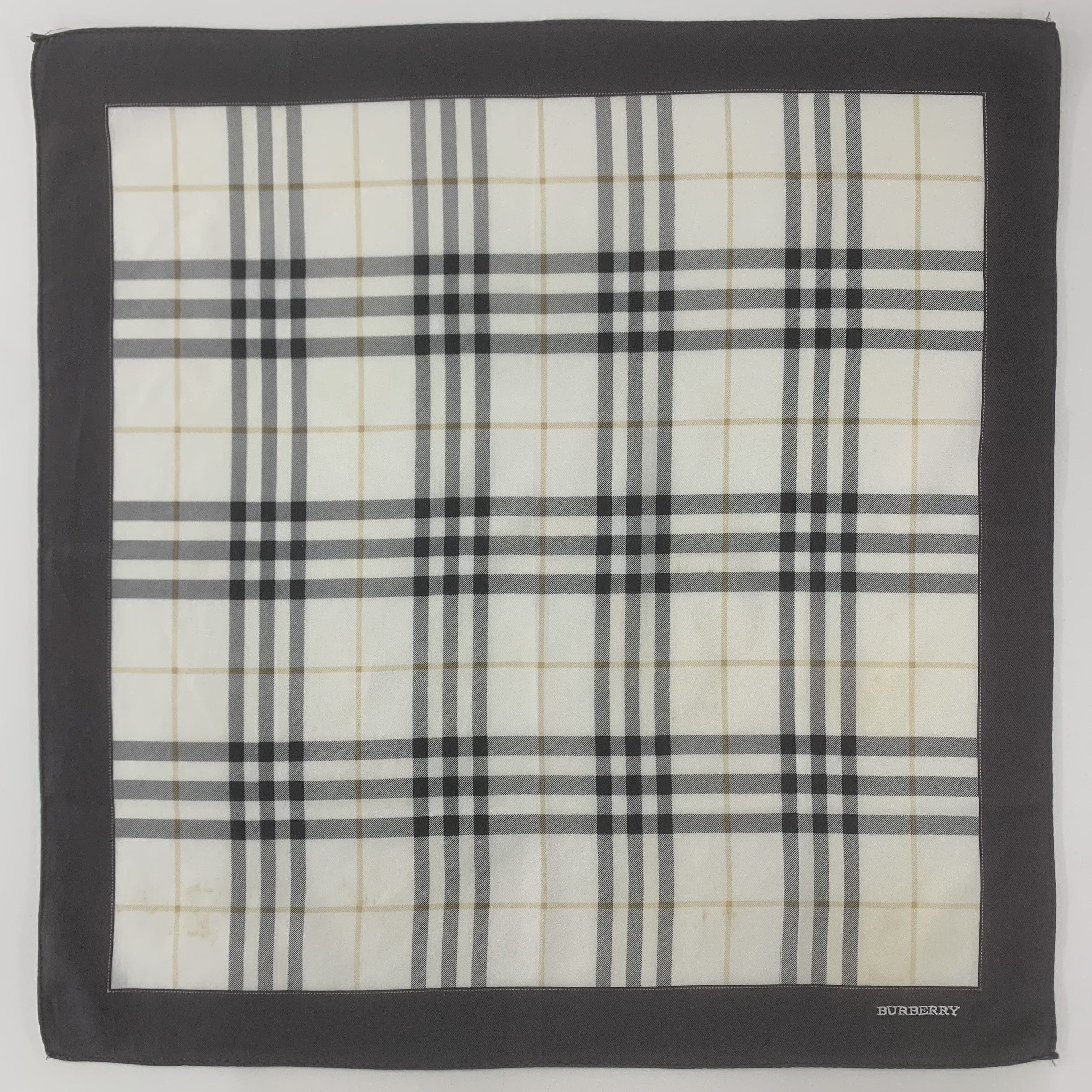 Burberry Burberry Handkerchief Bandana Neckerchief Pocket Square Size ONE SIZE - 2 Thumbnail