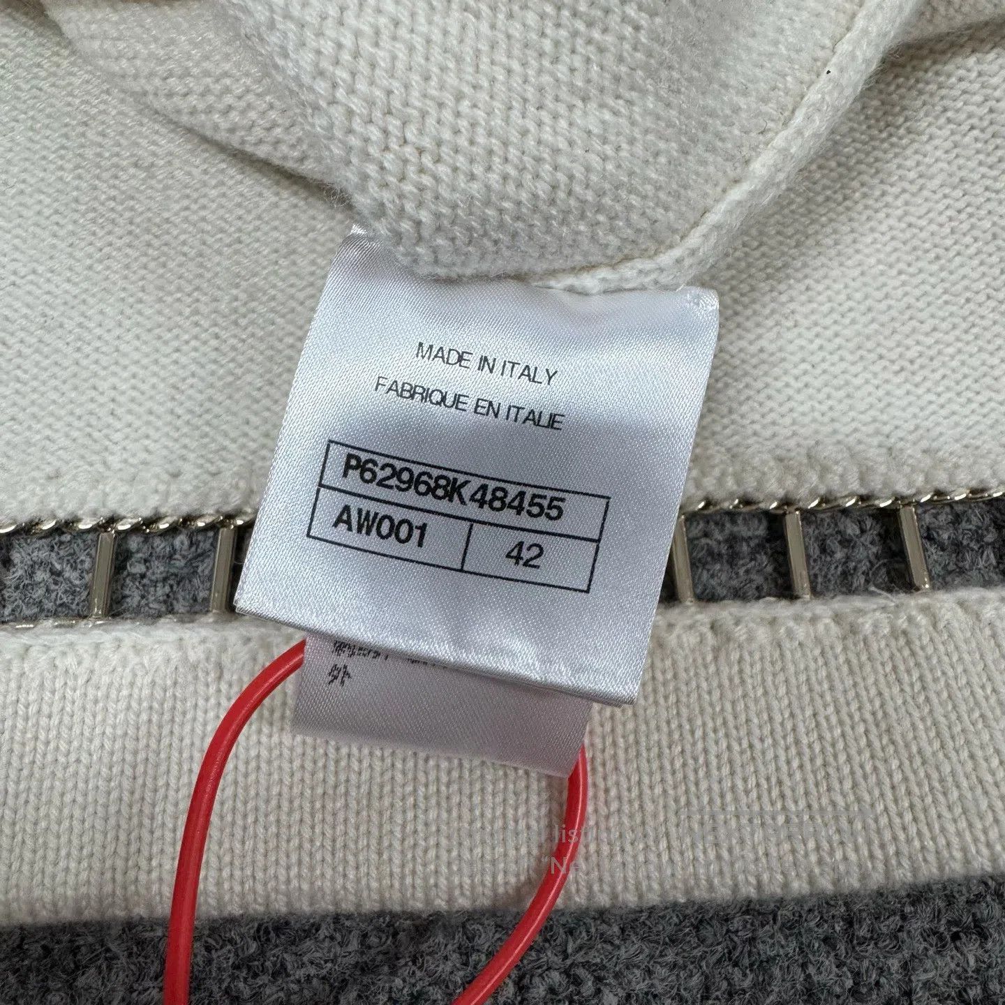 Chanel Chanel size 42 Track Series Cashmere knit cardigan jacket| Size L / US 10 / IT 46 - 8 Thumbnail