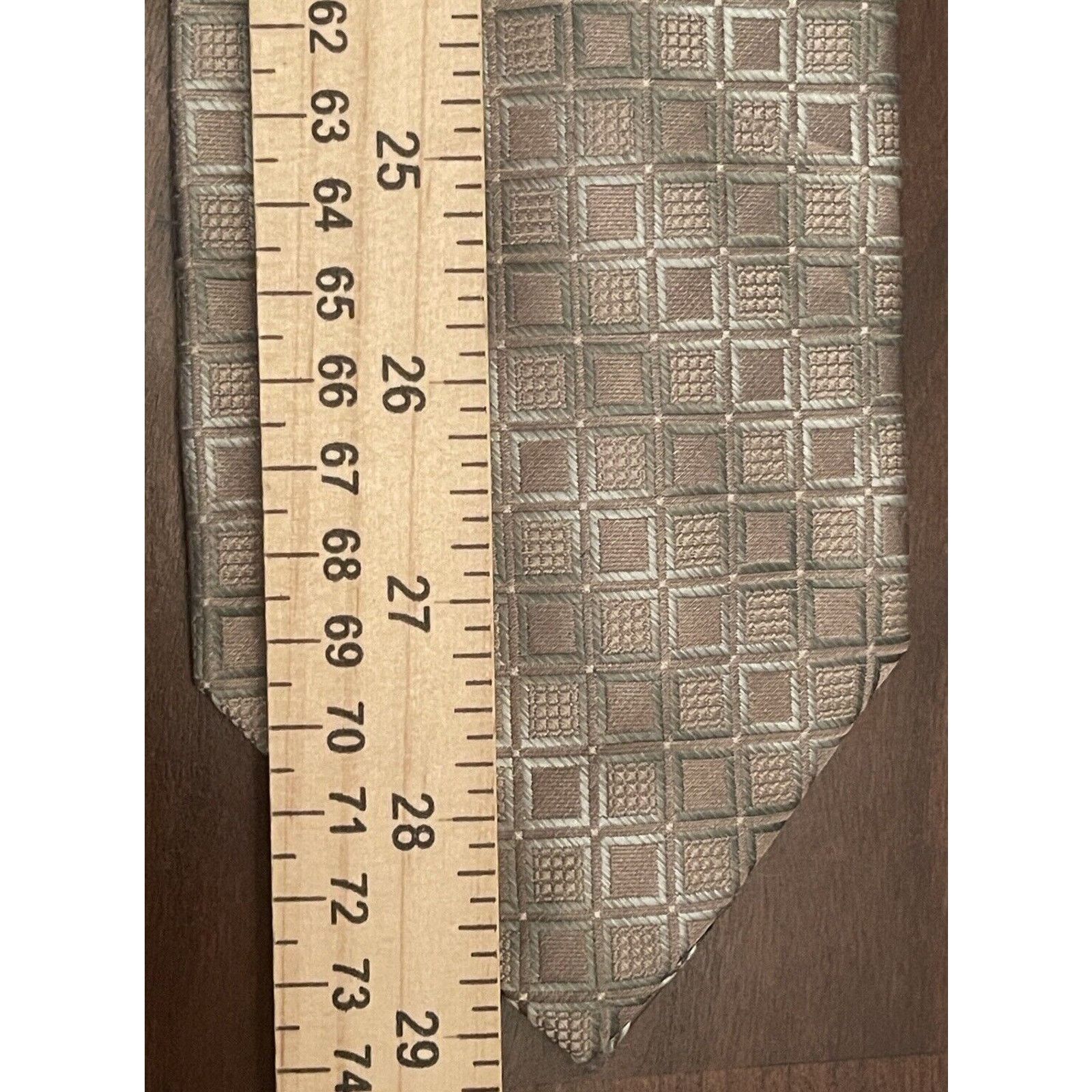Stafford Stafford Essentials Green Brown Hand Made 100% Polyester Size ONE SIZE - 5 Thumbnail