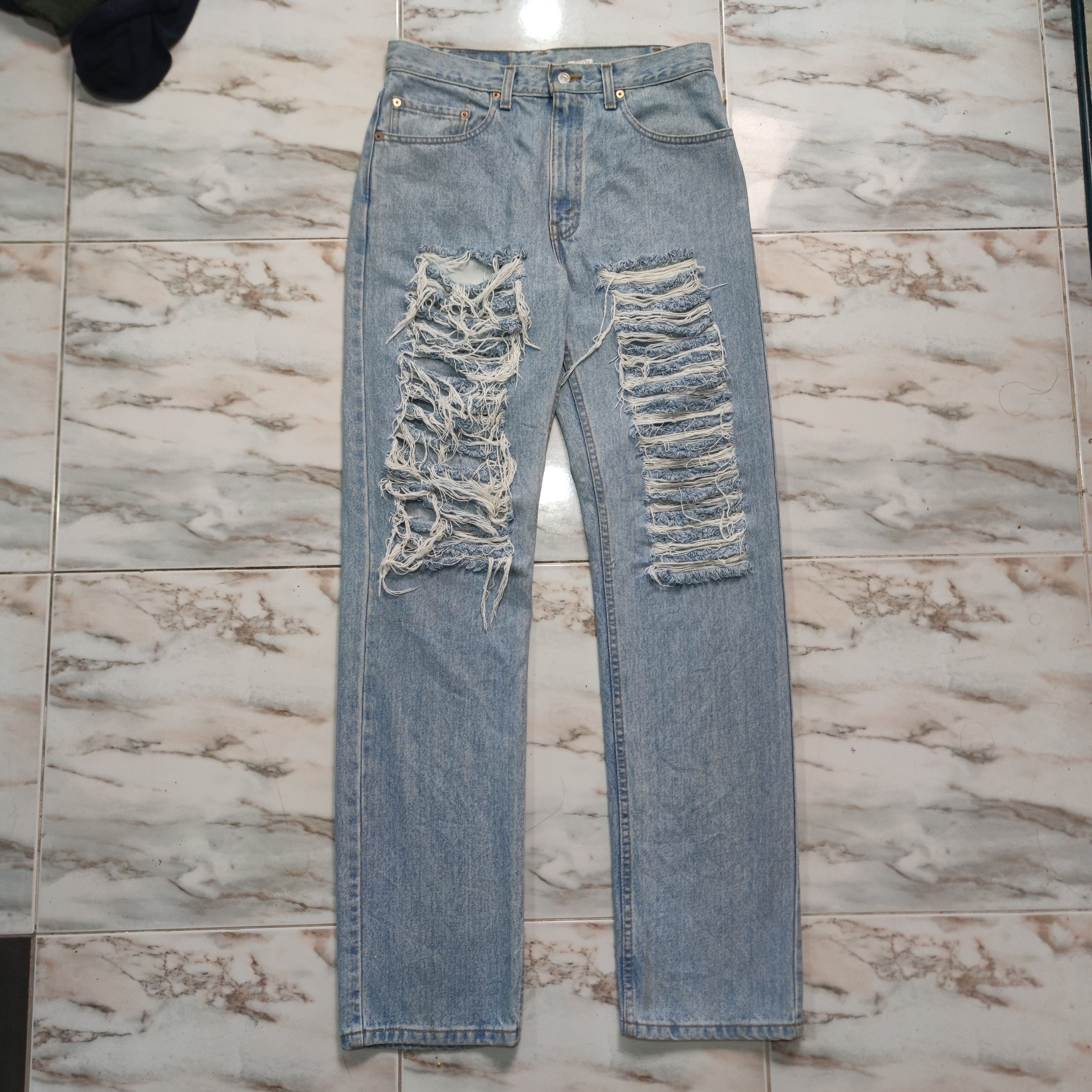 Levi's × Vintage VINTAGE LEVI'S STRAUSS & CO LOT 505 DISTRESSED JEAN W32 L34 Size US 32 / EU 48 - 8 Thumbnail