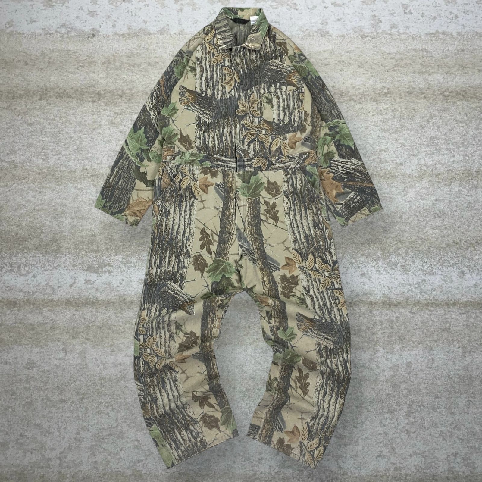 Vintage 90s LR Liberty Realtree Coveralls Mens L Baggy Camo