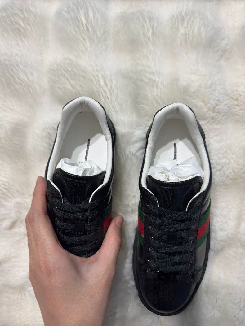 Gucci Gucci Dark full-print casual board shoes Size US 12 / IT 42 - 3 Thumbnail