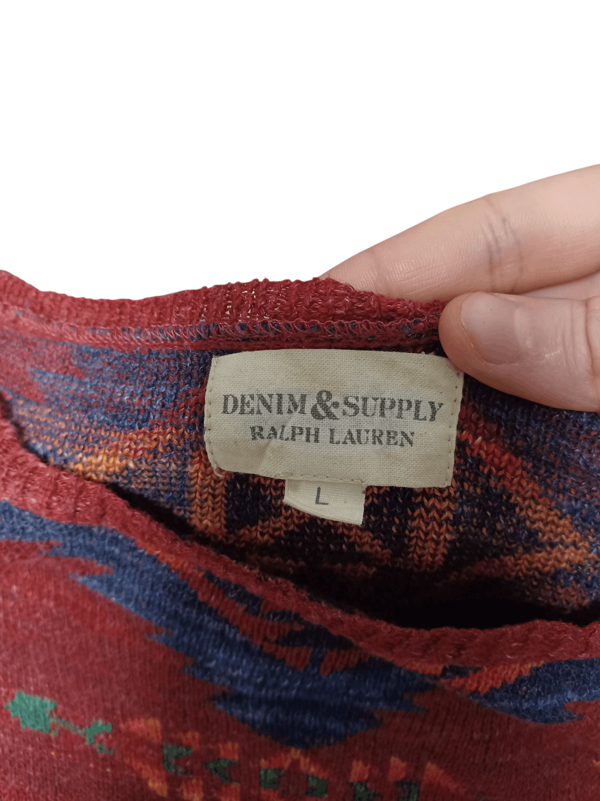 Denim & Supply Ralph Lauren DENIM&SUPPLY RALPH LAUREN VINTAGE AZTEC MEXICAN SWEATER Size US L / EU 52-54 / 3 - 3 Thumbnail