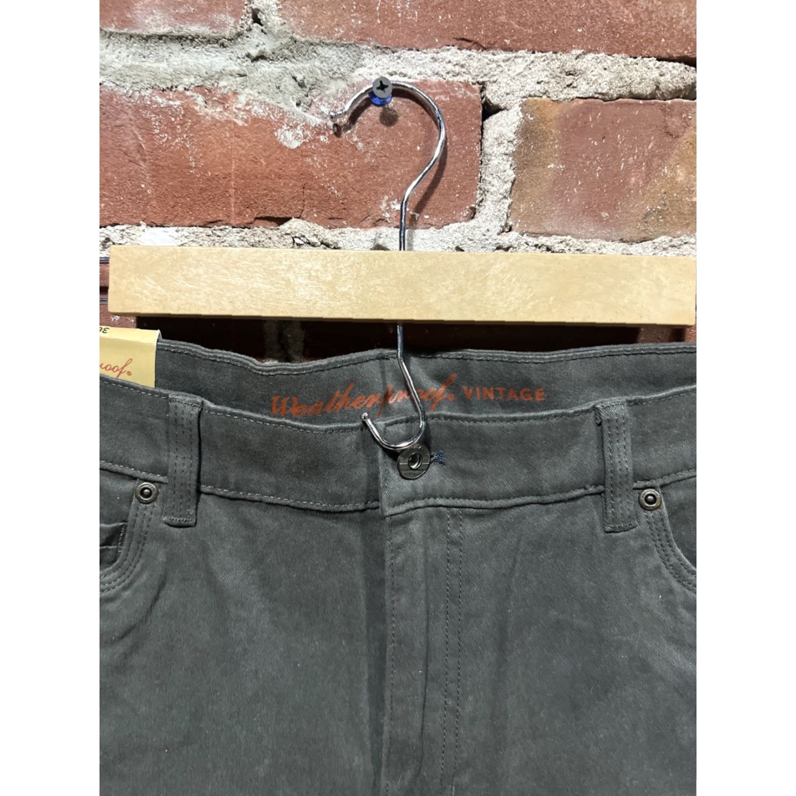 Weatherproof **Vintage Weatherproof Men's 5 Pocket Slim Fit Olive Twill Pant** User: **Vintage Weatherproof Men's 5 Pocket Slim Fit Olive Pant** Size US 33 - 2 Thumbnail