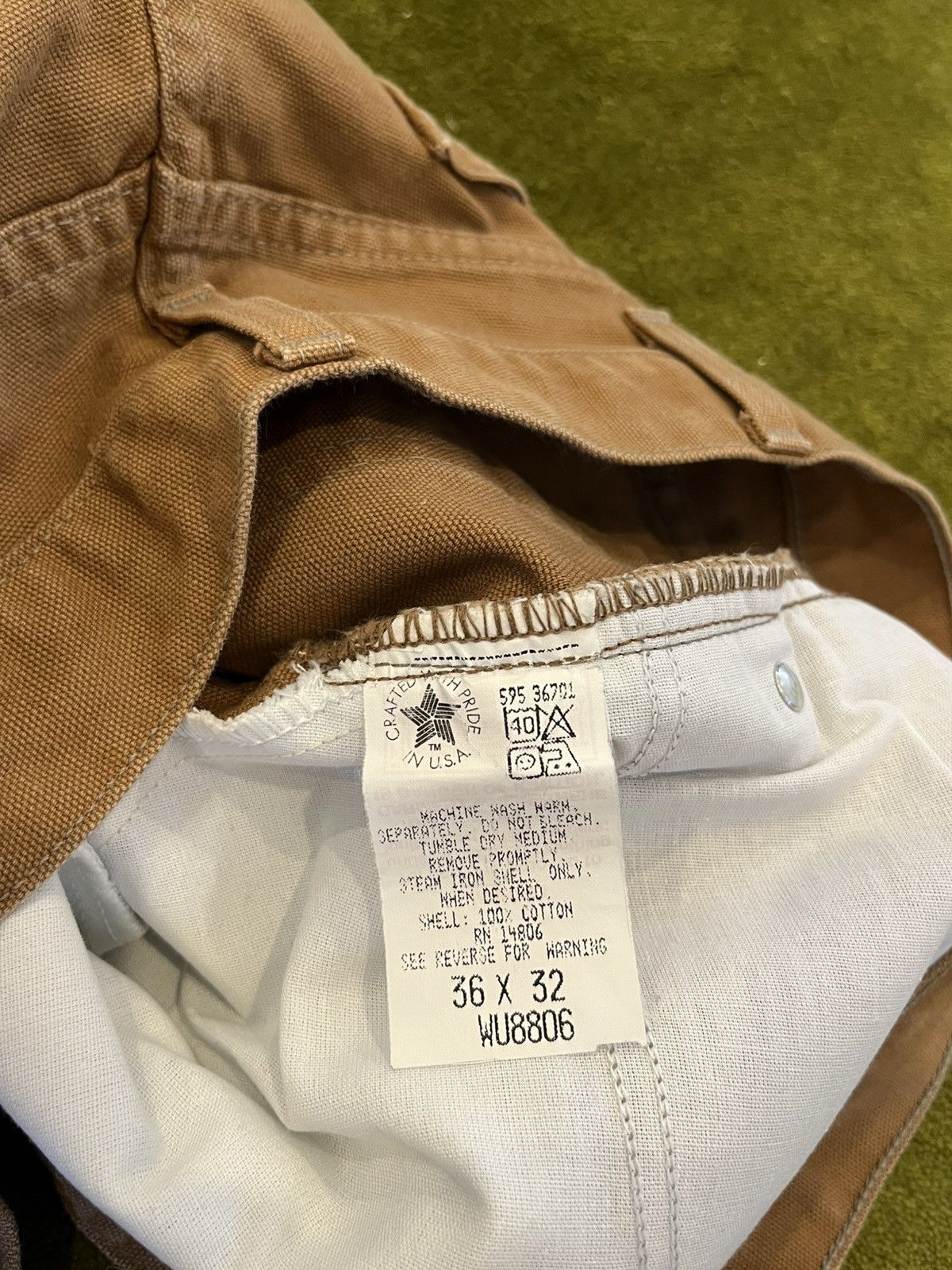 Carhartt Carhartt - Vintage Duck Canvas Pant - Made in USA Size US 34 / EU 50 - 3 Thumbnail