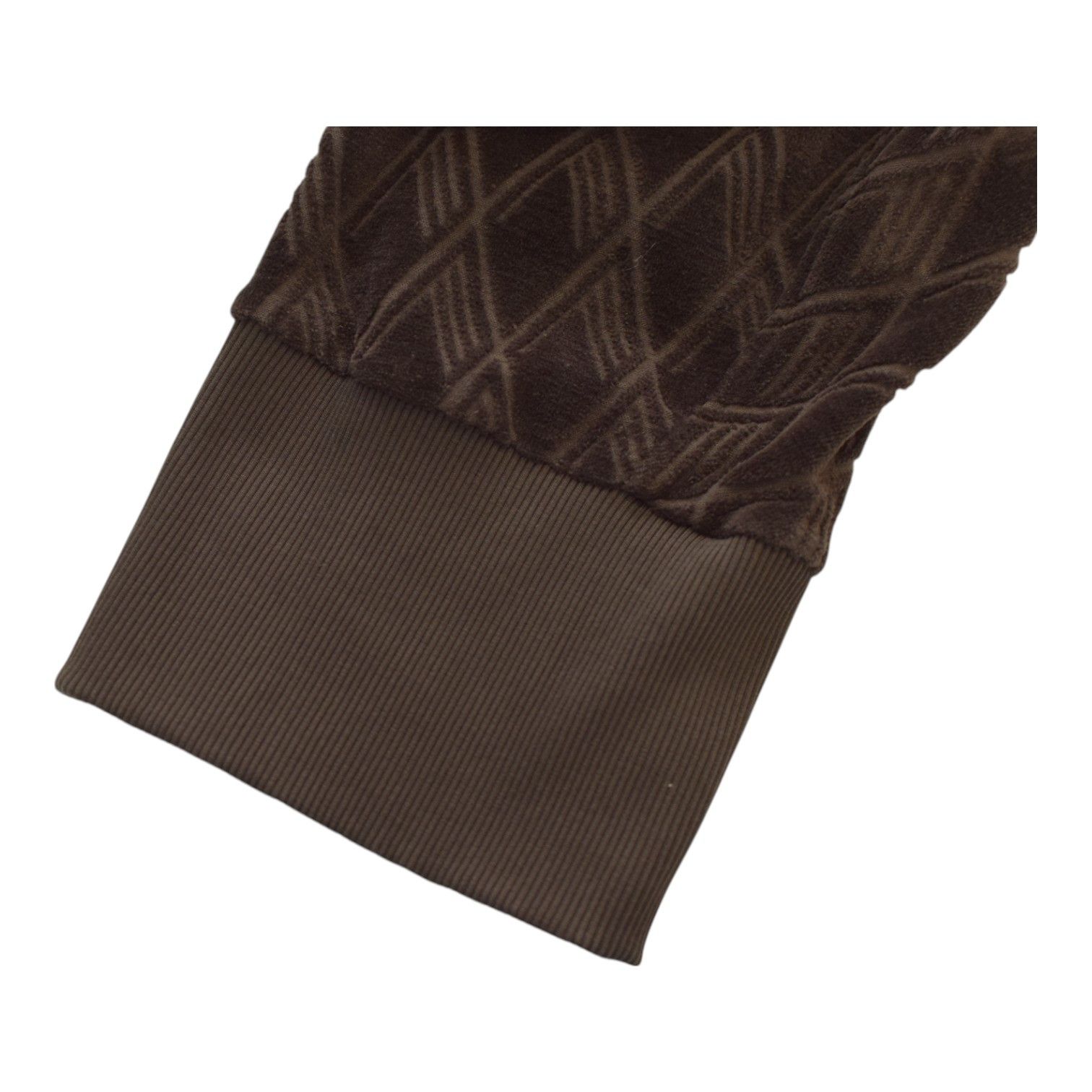 The Attico The Attico Brown Jacquard Cotton High Neck Sweatshirt Size M / US 6-8 / IT 42-44 - 7 Thumbnail