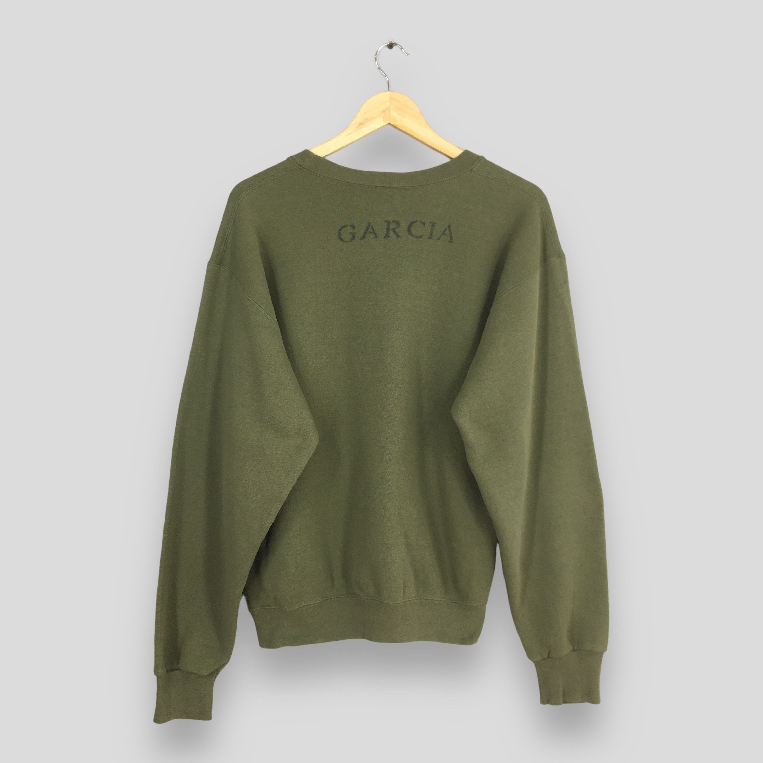 Soffe Vintage 90's Usmc Marines Green Sweatshirt Medium Size US M / EU 48-50 / 2 - 7 Thumbnail