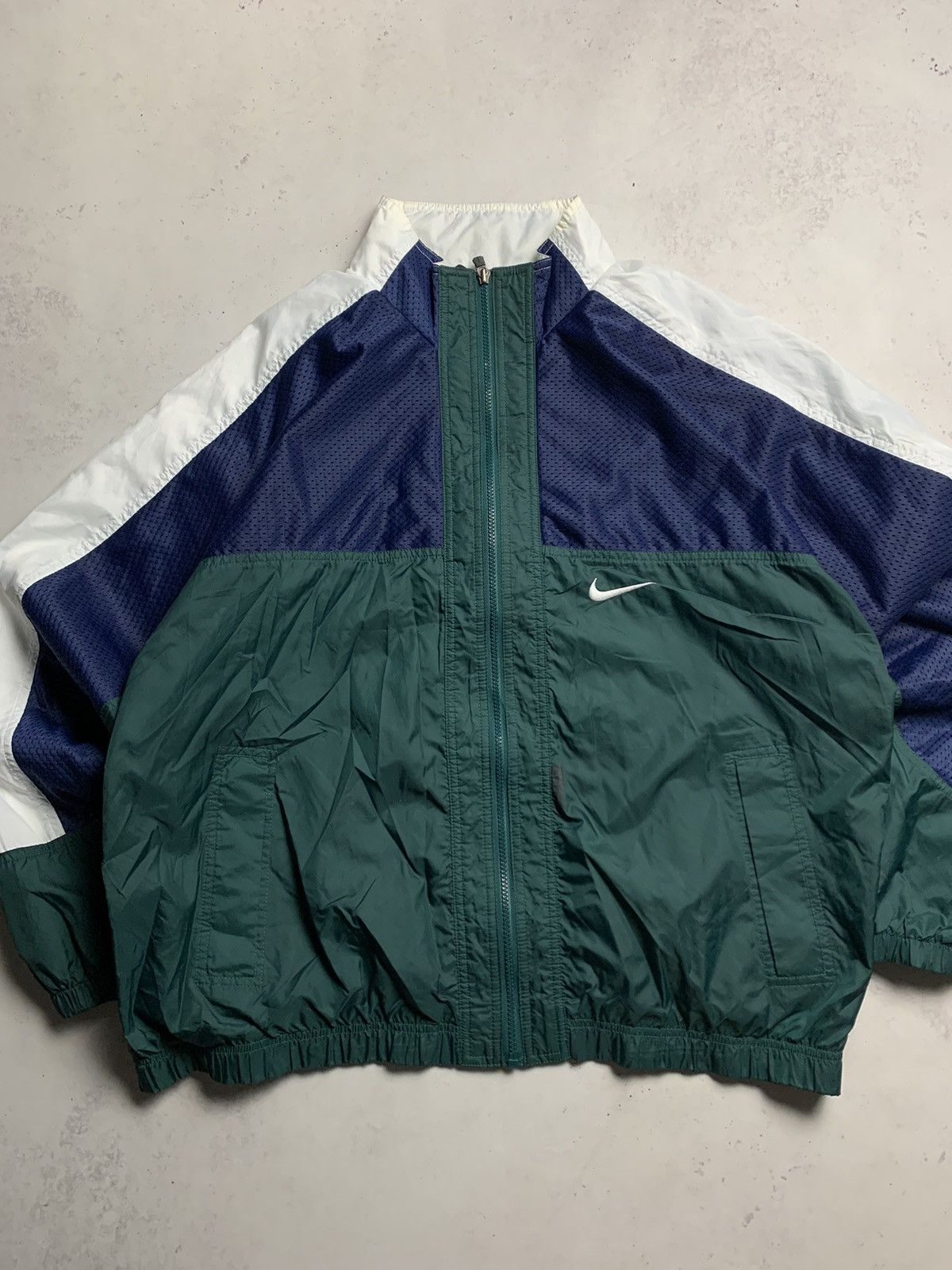 Nike Vintage Nike Swoosh Nylon Olympic Jacket Y2K XL Size US XL / EU 56 / 4 - 3 Thumbnail