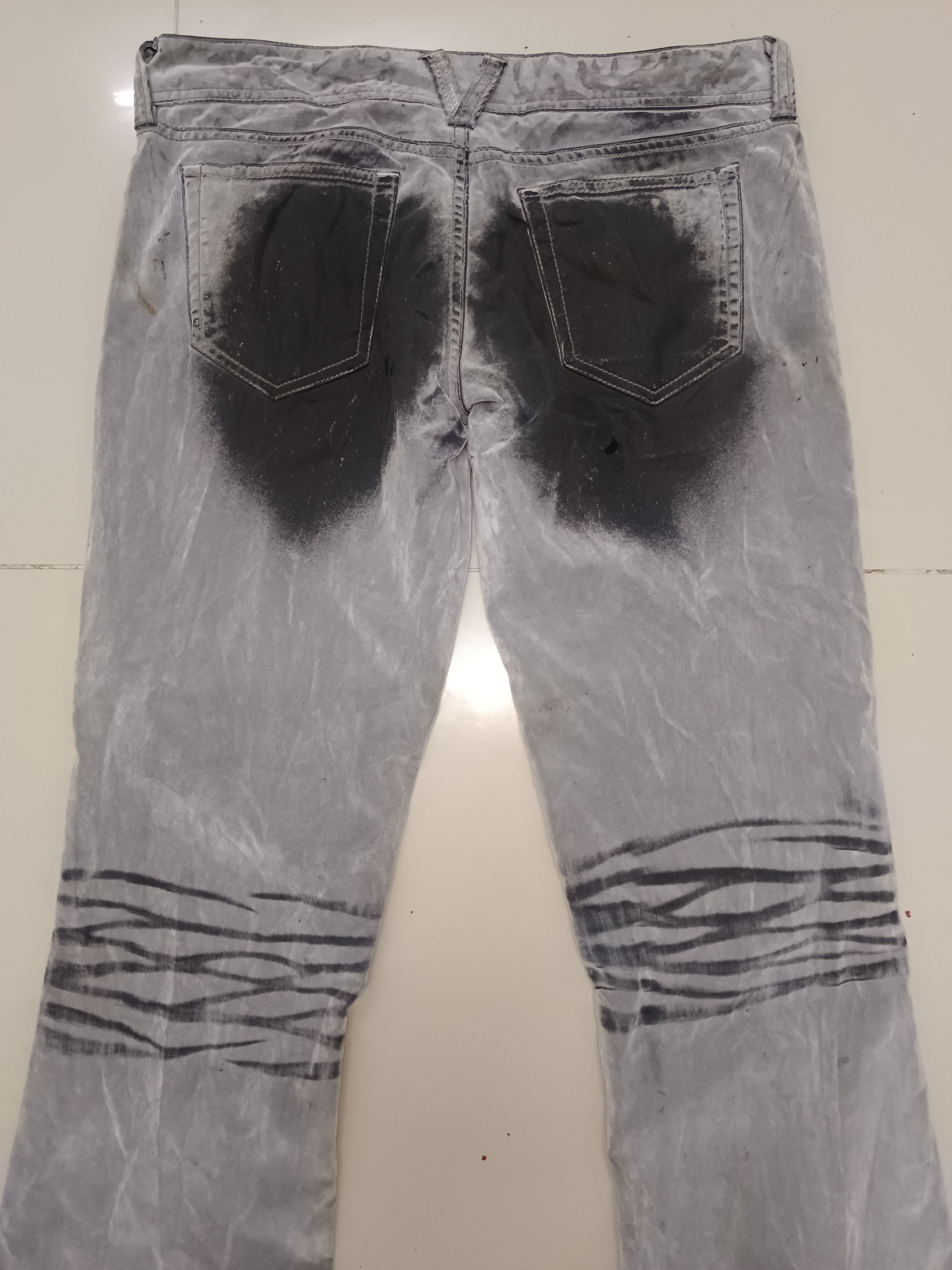 If Six Was Nine × Le Grande Bleu (L.G.B.) Japanese Flare Punk Gothic Vanquish Pants Jeans Size US 32 / EU 48 - 8 Thumbnail