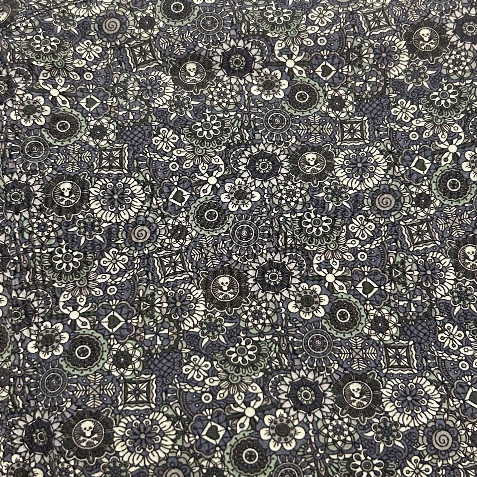 Other Blake Mill Floral Skull Crossbones Print Button Up Shirt XL Size US XL / EU 56 / 4 - 3 Thumbnail