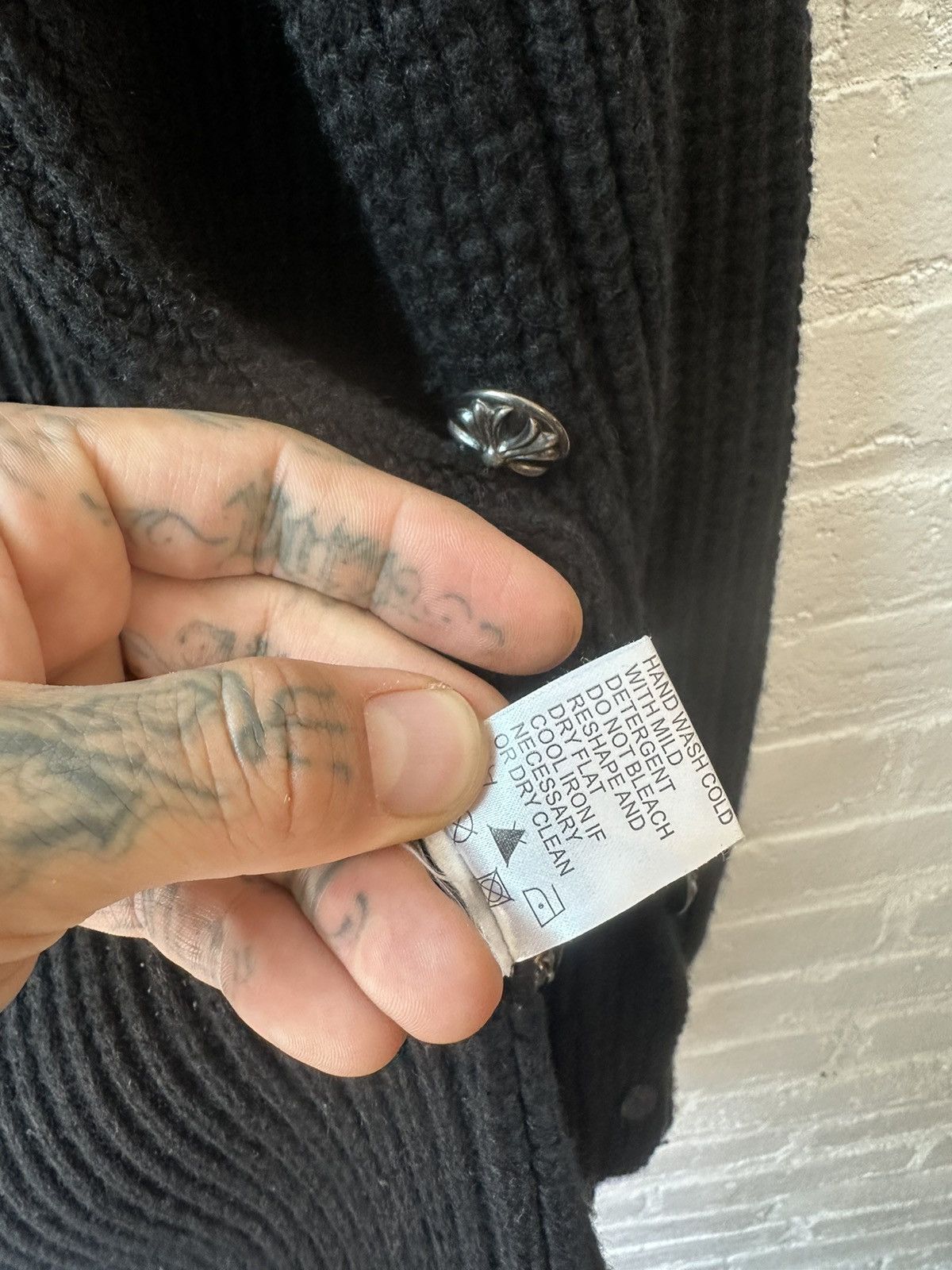 Chrome Hearts CHROME HEARTS RARE CASHMERE FOX !! Patch Jacket L XL Size US L / EU 52-54 / 3 - 11 Thumbnail