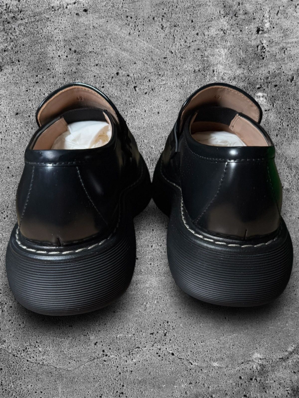 Bottega Veneta BOTTEGA VENETA “SWELL LOAFER IN OSAKA SHINY CALFSKIN” Size US 9 / EU 42 - 8 Thumbnail