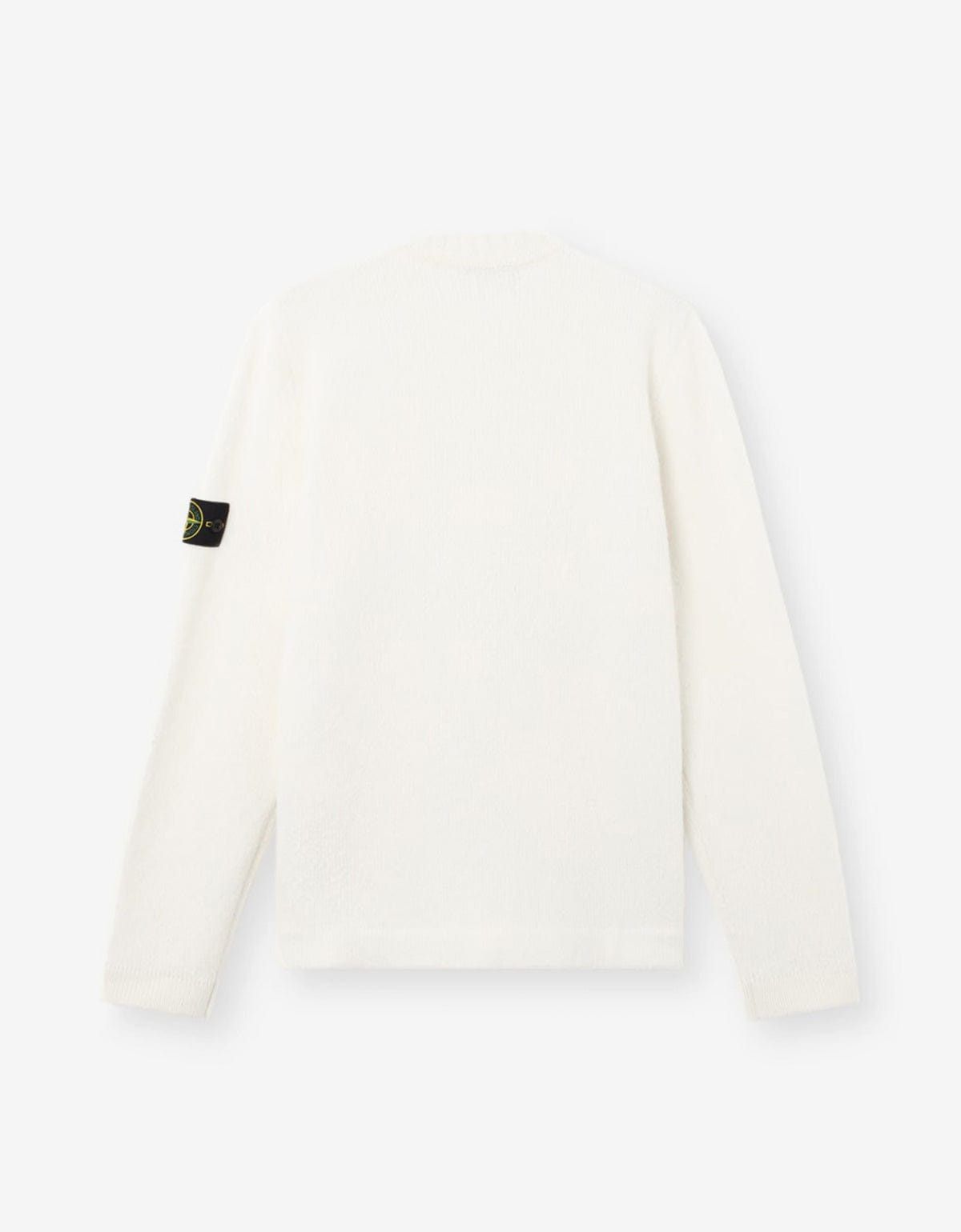 Stone Island Stone Island White Compass Knit Sweater Size US L / EU 52-54 / 3 - 2 Thumbnail