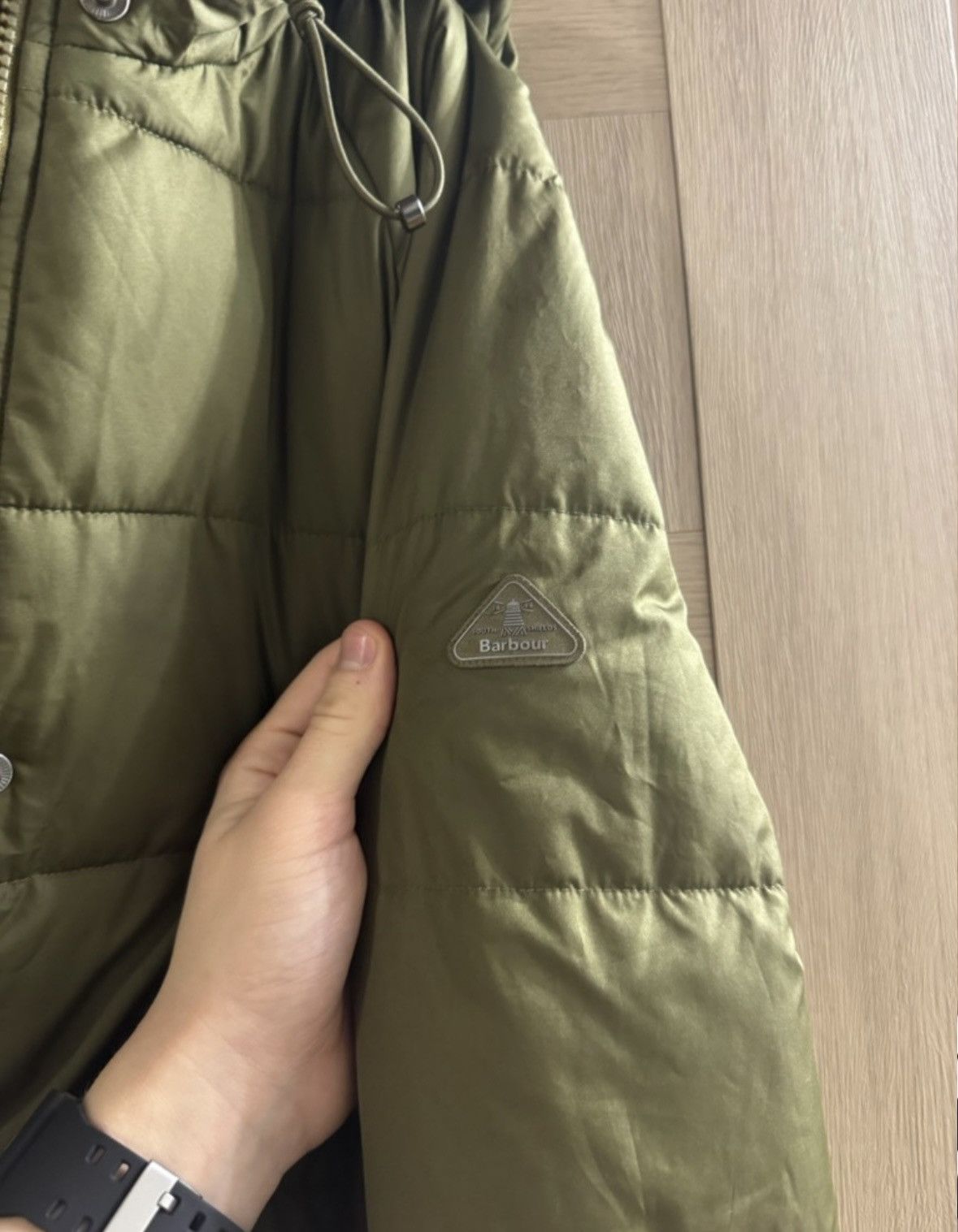 Barbour Barbour women's winter parka, green, size L-XL Size L / US 10 / IT 46 - 4 Thumbnail