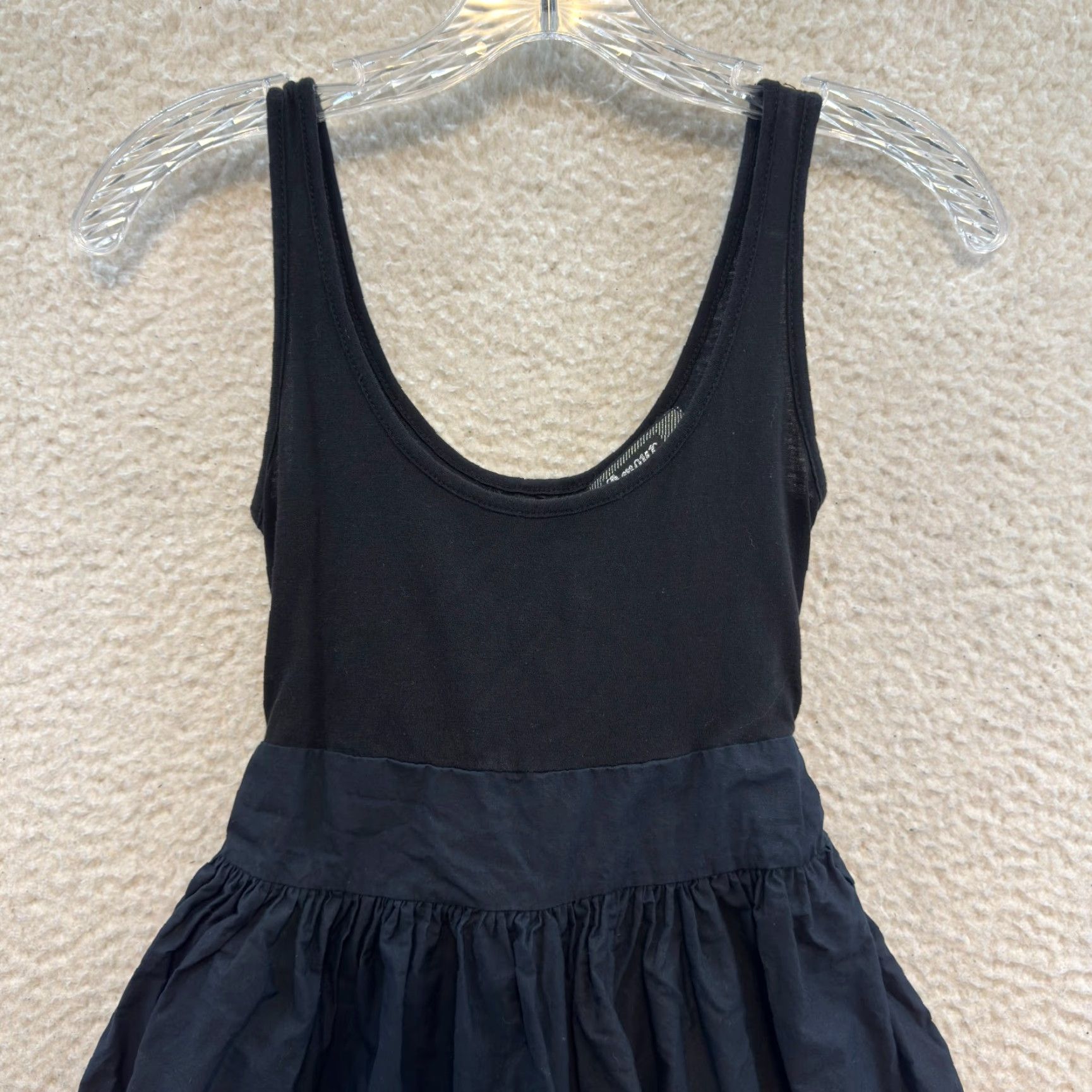 Vintage VINTAGE Amour Y2K Mini Dress Skater A-Line Ballet XS S Small Black Pink Striped Cotton Womens Size S / US 4 / IT 40 - 3 Thumbnail