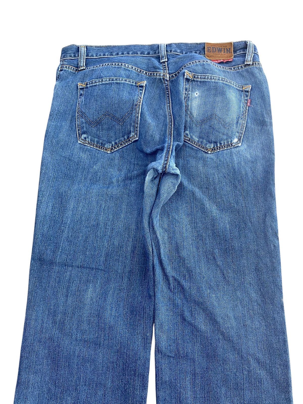 Edwin Edwin Acid Blue Wash Style Loose Jeans Size US 34 / EU 50 - 4 Thumbnail