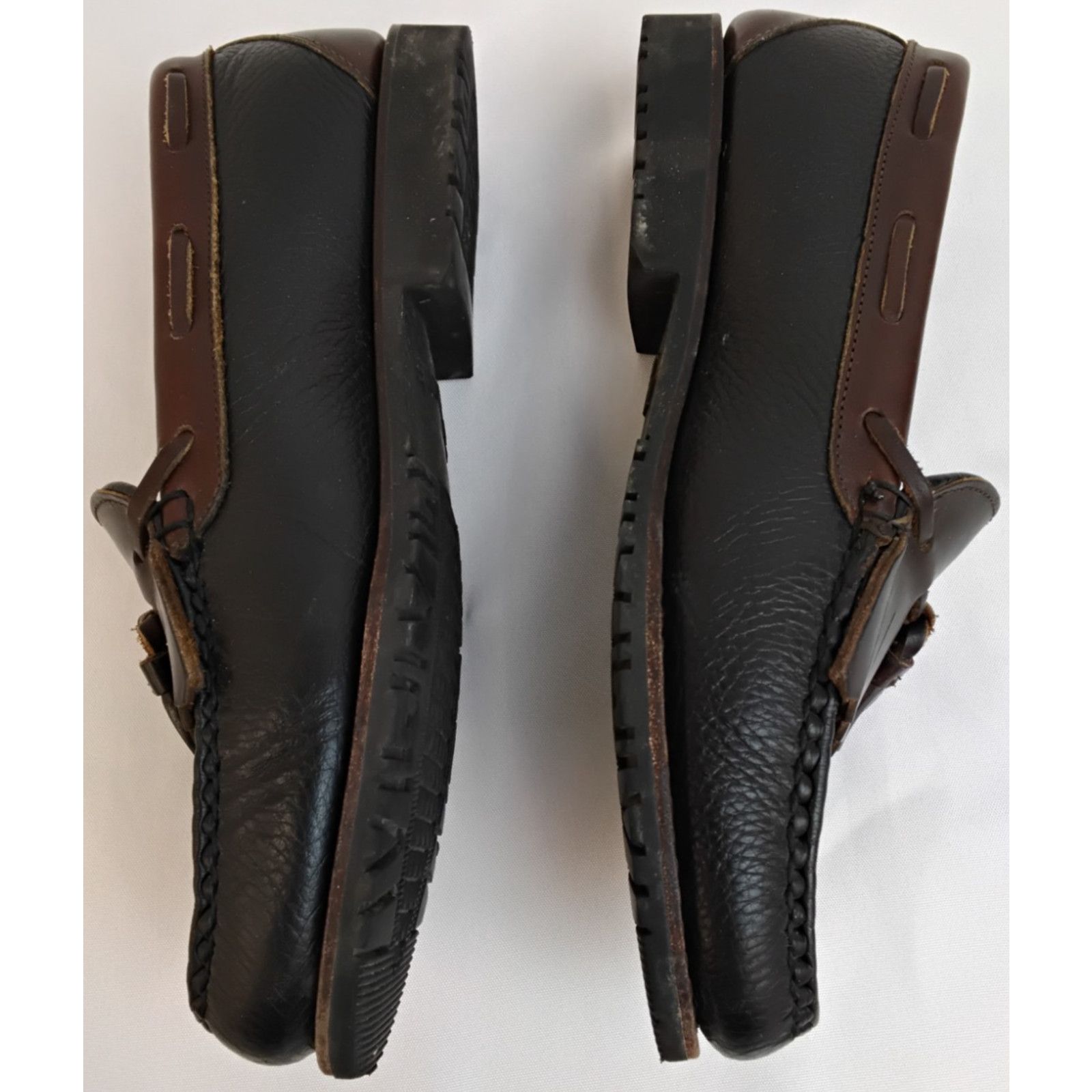 Allen Edmonds Allen Edmonds Nashua Tasseled Loafers Men's 9.5D Black Brown Size US 9.5 / EU 42-43 - 5 Thumbnail