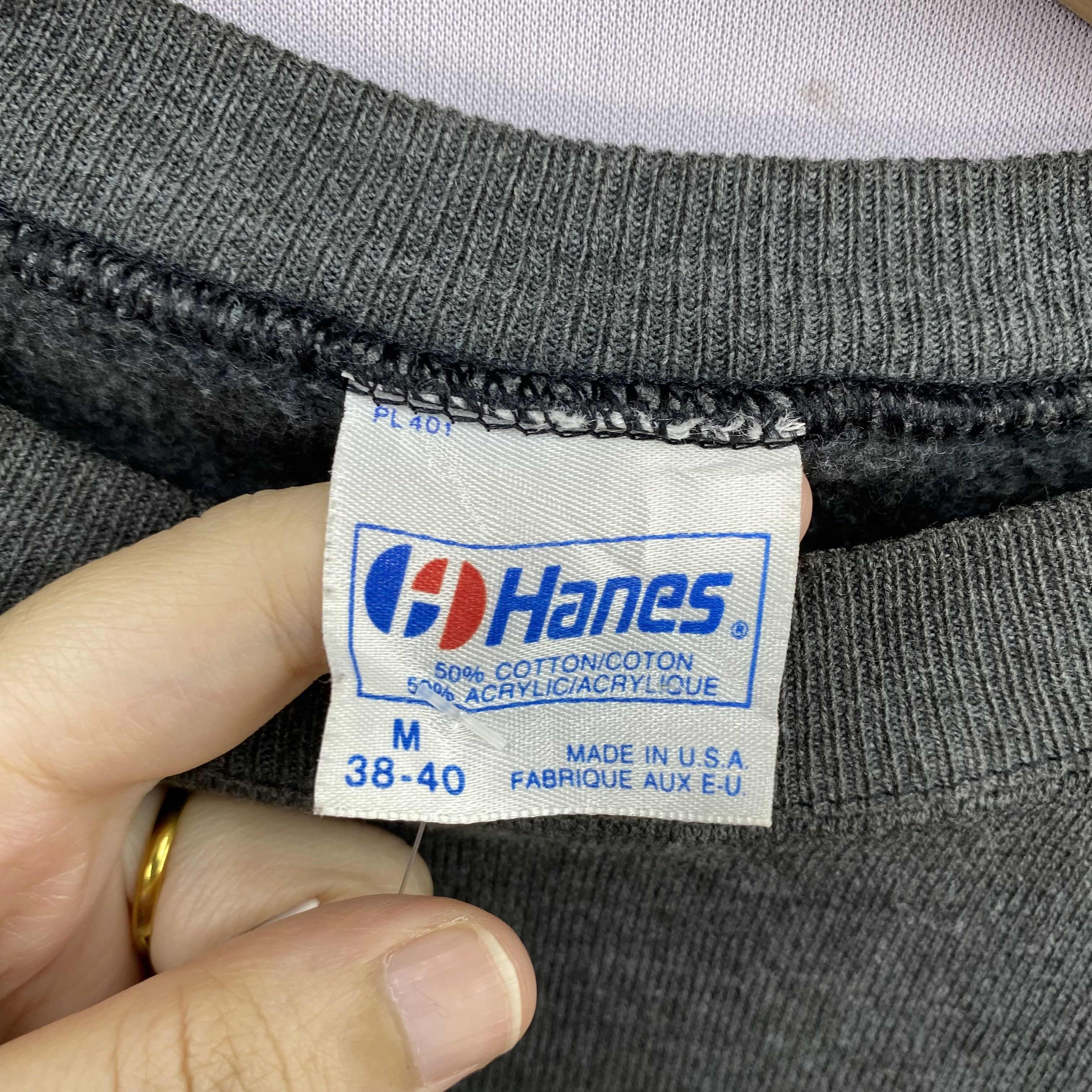Vintage Vintage Hanes Sweater Footprints of North American Mammals Size US S / EU 44-46 / 1 - 9 Thumbnail