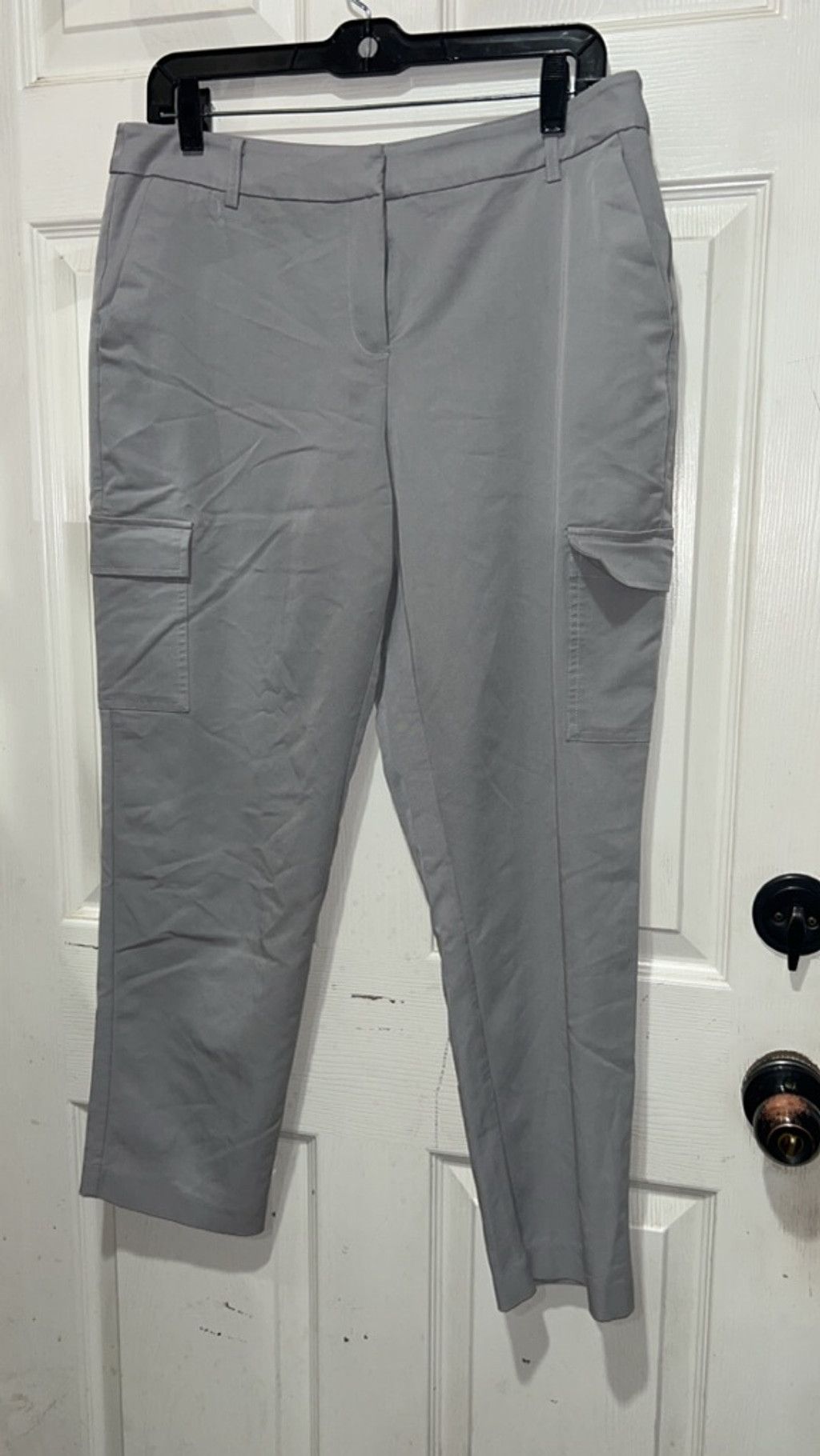 Nine West Women's Nine West Gray Ankle & Cropped Cargo Pants Size 10 Size 32" / US 10 / IT 46 - 2 Thumbnail