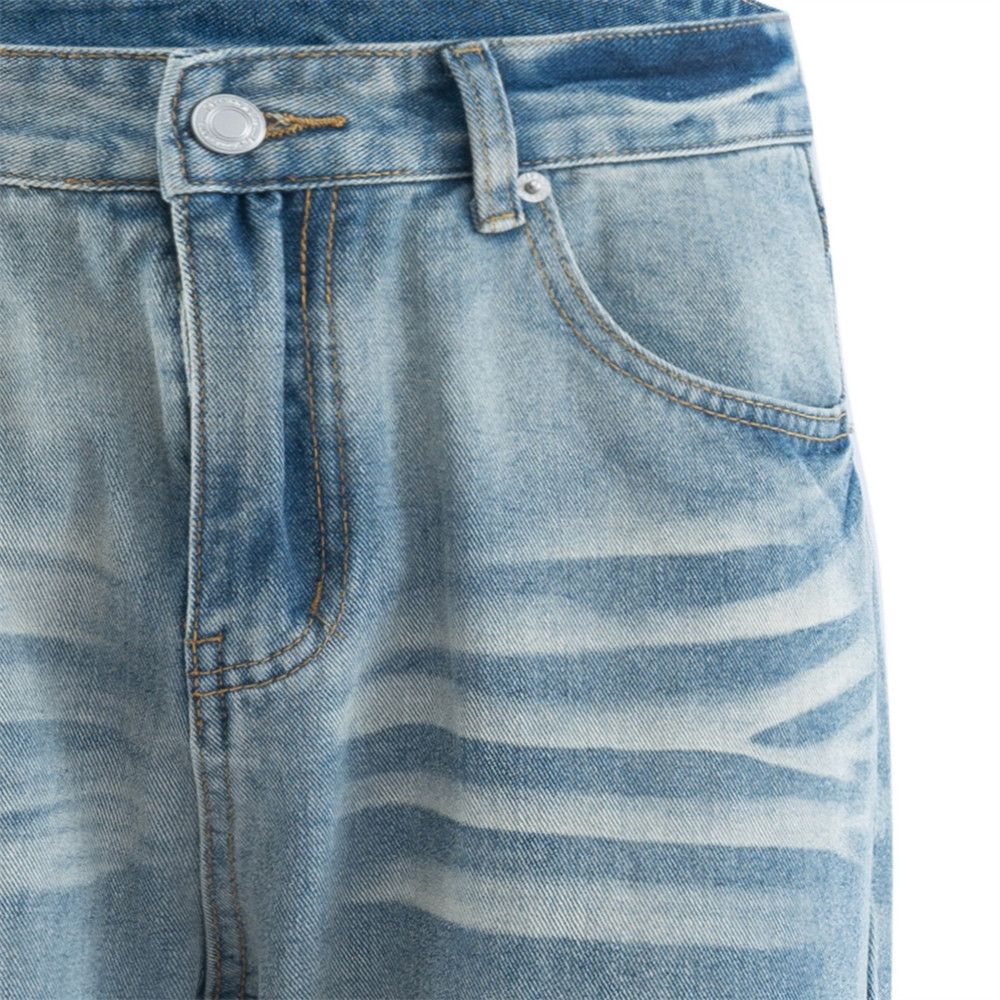 Japanese Brand × Vintage American retro loose casual washed distressed jeans Size US 32 / EU 48 - 3 Thumbnail