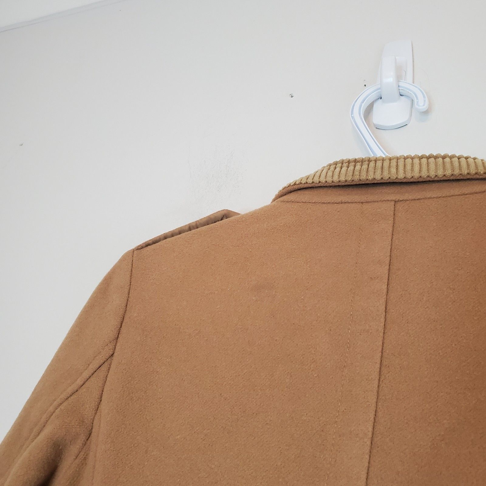 Burberry Thomas Burberry Wool Peacoat tan size XS Size XS / US 0-2 / IT 36-38 - 8 Thumbnail