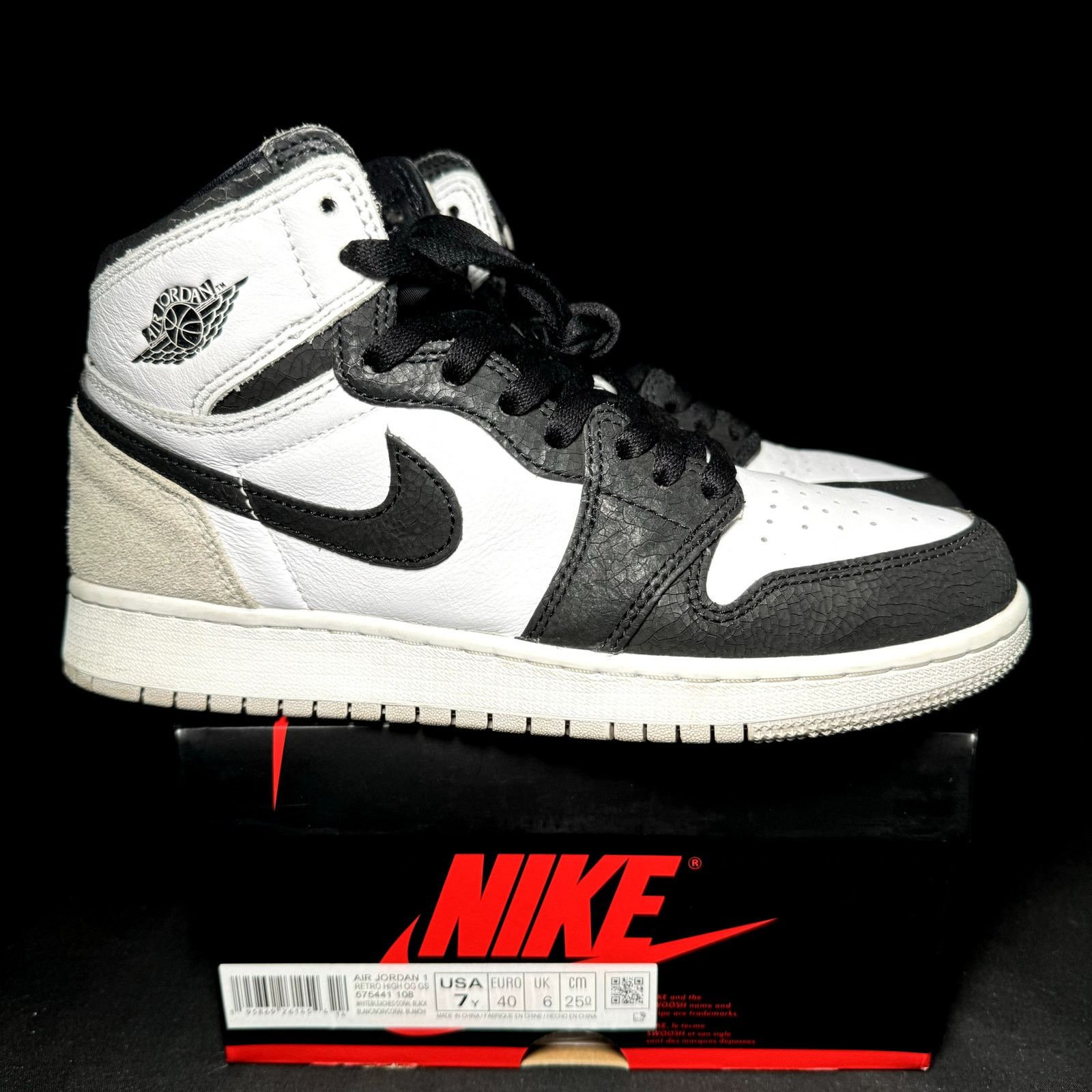 Size Nike Air Jordan Retro High OG GS Stage Haze Shoes